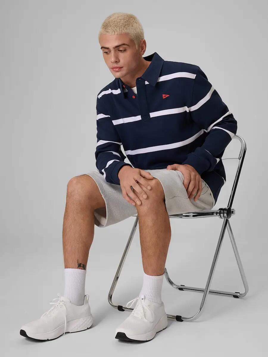 Longleeve polo relaxed męski 4F 4FRSS26TLONM675 6/7