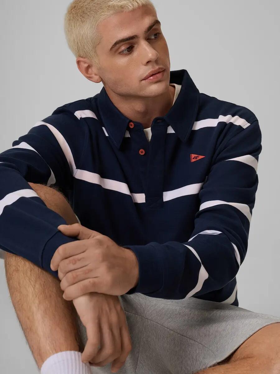 Longleeve polo relaxed męski 4F 4FRSS26TLONM675 5/7