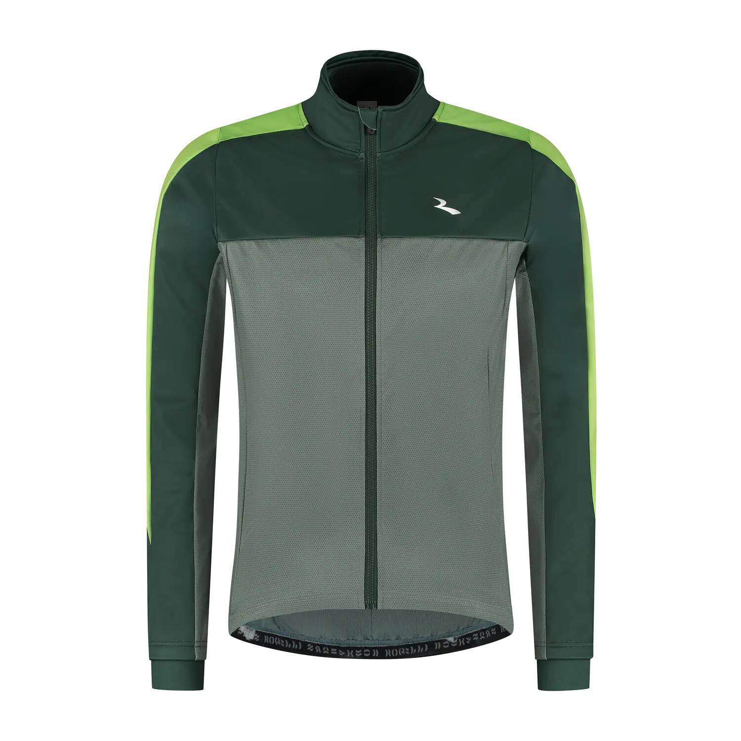 Veste d'Hiver de Vélo Homme Freeze Vert Sauge 2/7