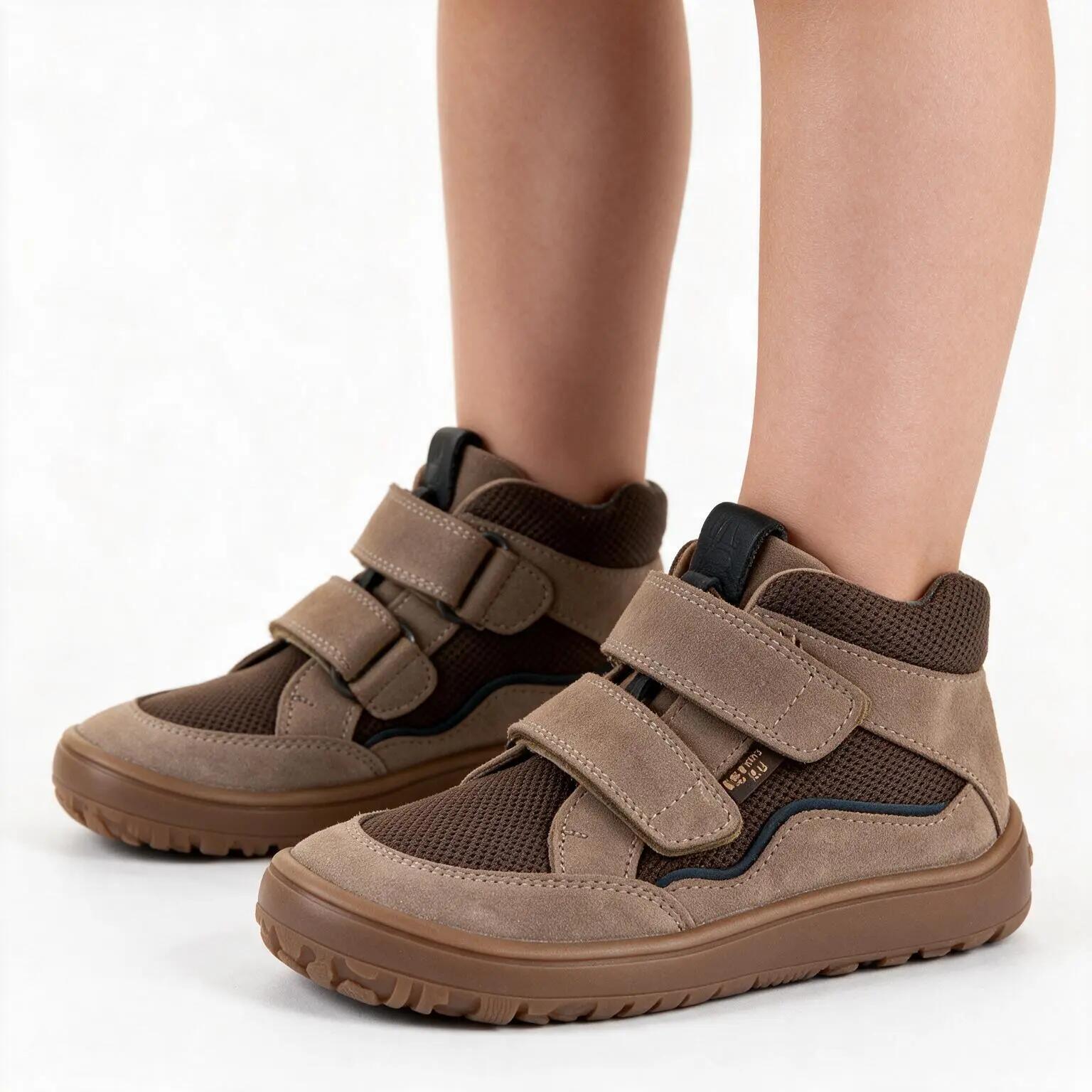 Dziecięce buty barefoot skórzane za kostkę Froddo G3110266-22 2/6