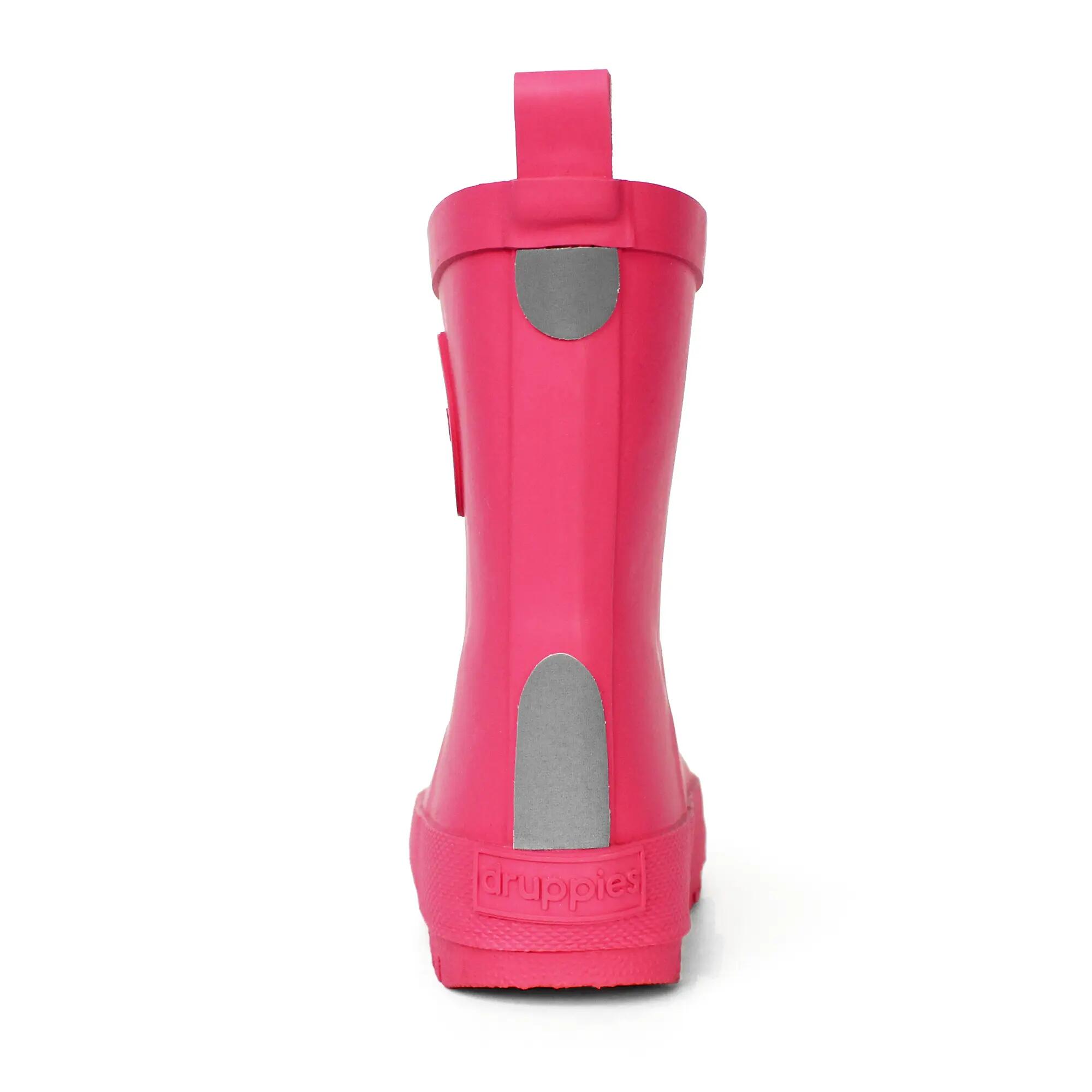 Regenlaarzen Kinderen - Natuurrubber Laarzen - Adventure - Roze - EU 28 4/8