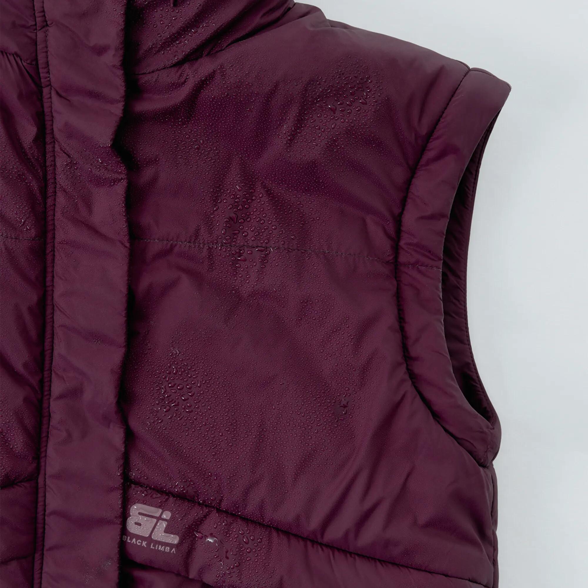 Chaqueta acolchada Verbier  de mujer Black Limba Aubergine 6/6