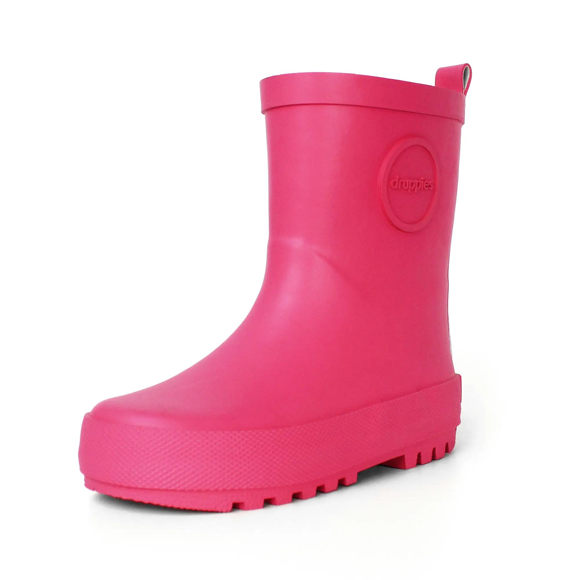 Regenlaarzen Kinderen - Natuurrubber Laarzen - Adventure - Roze - EU 28 3/8