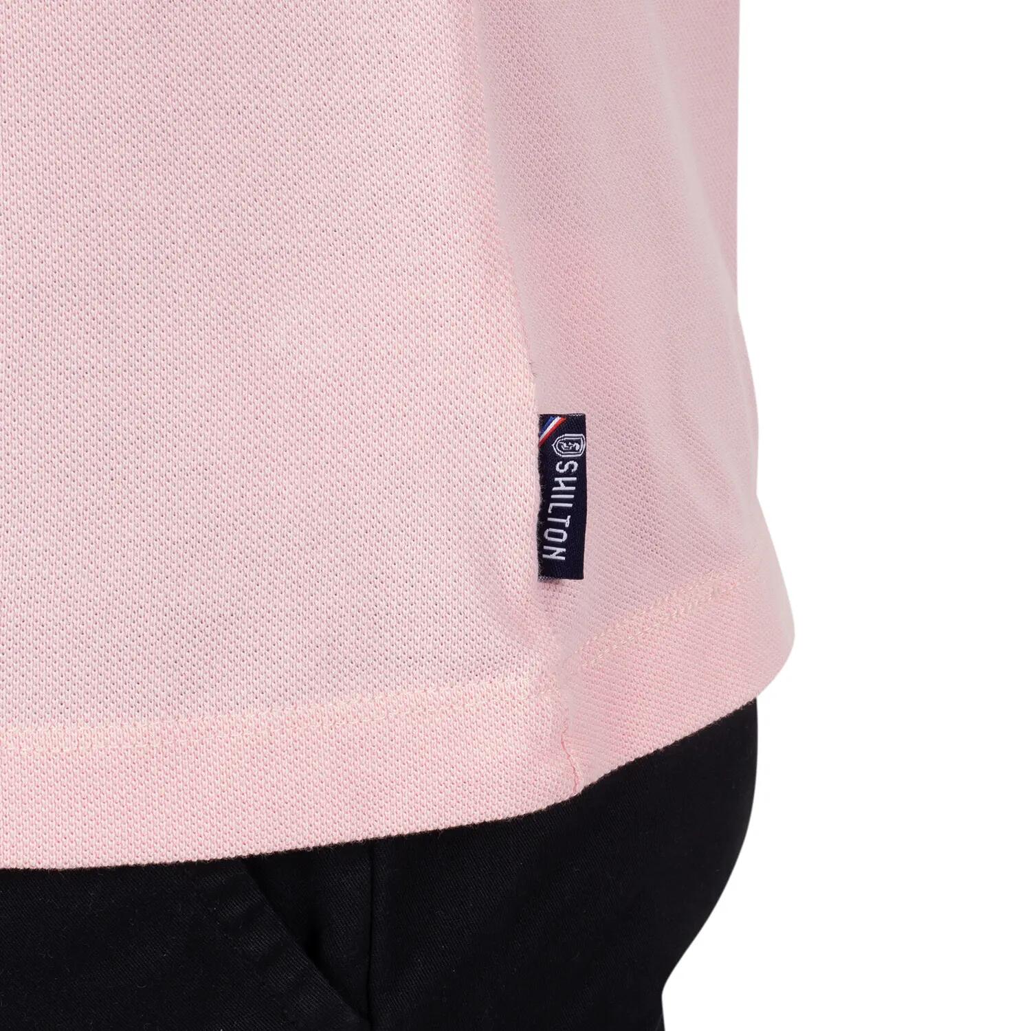 Polo piqué lagon rose L 5/5