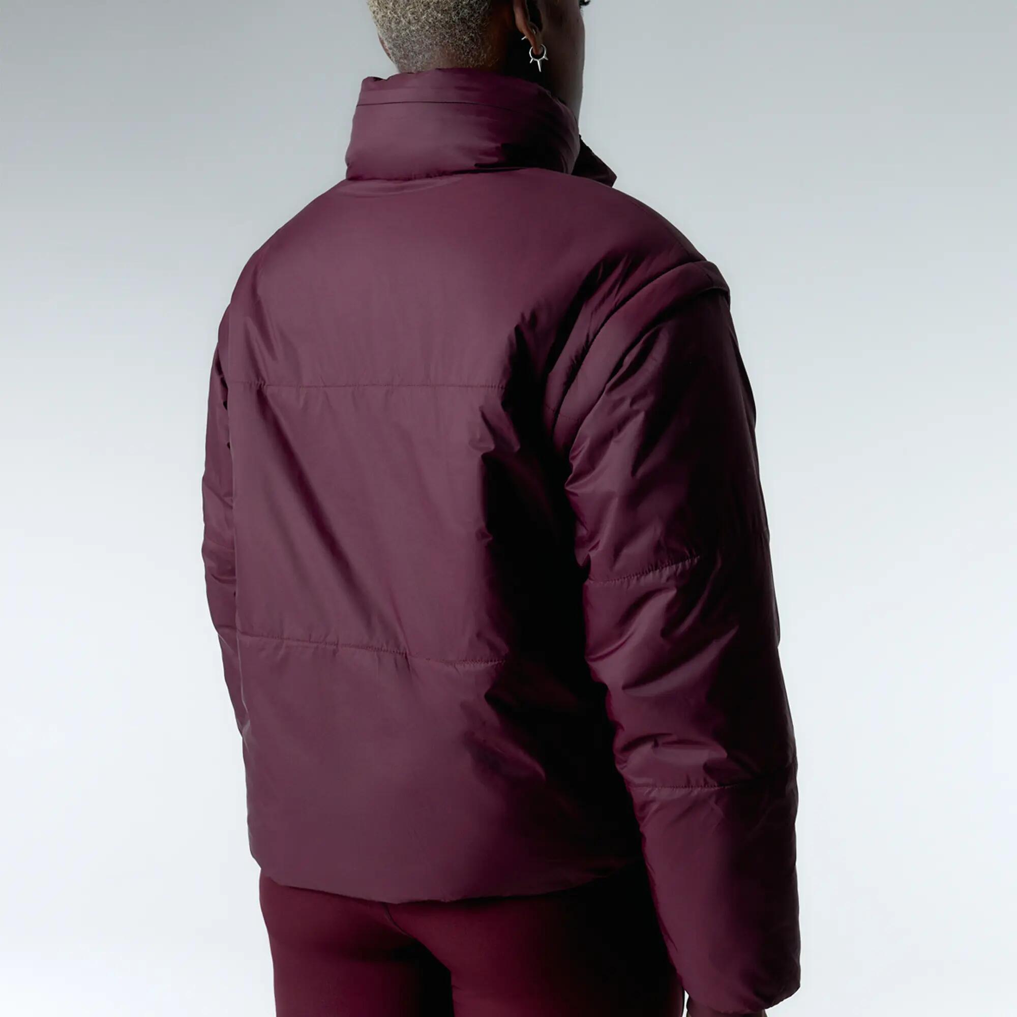 Chaqueta acolchada Verbier  de mujer Black Limba Aubergine 2/6