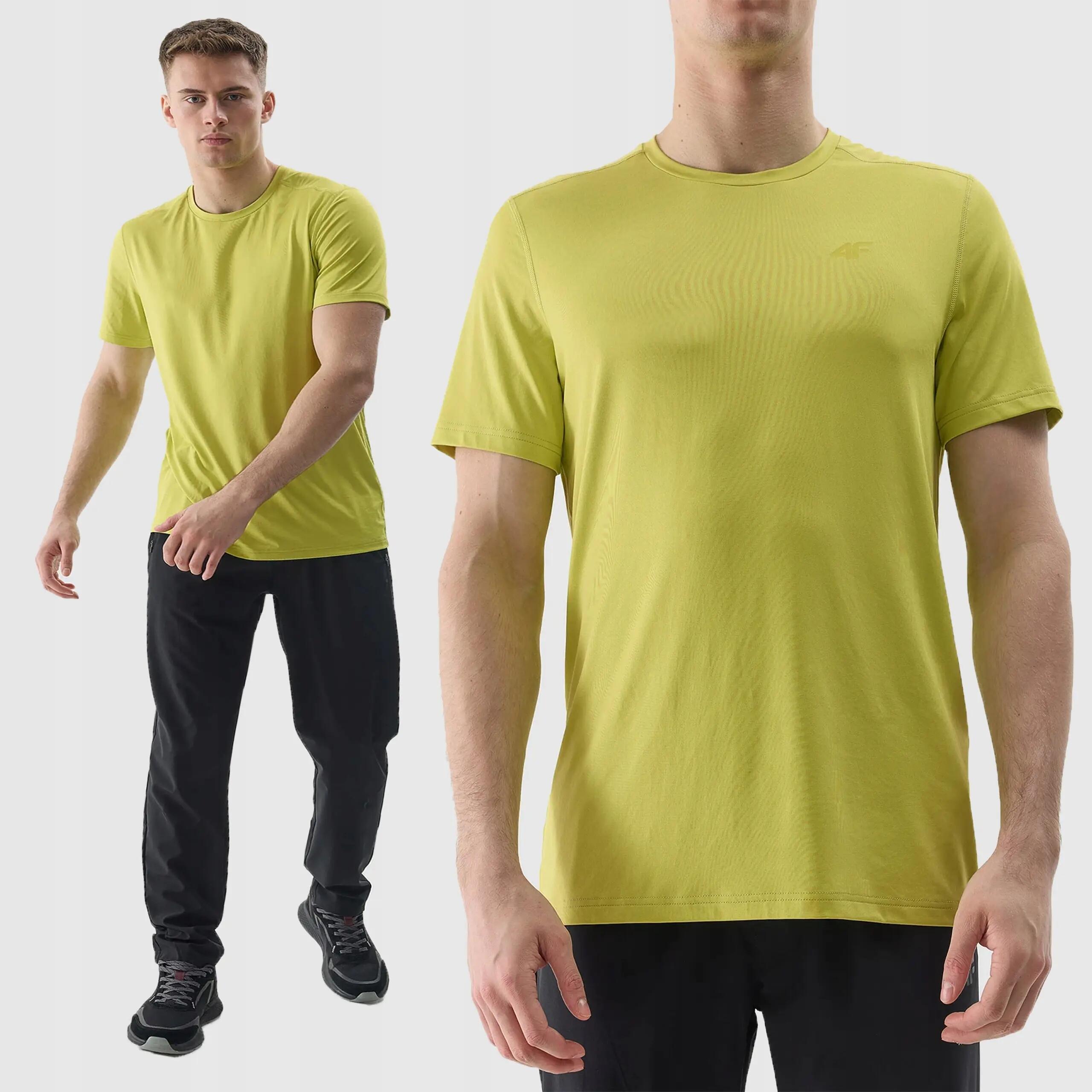 T-SHIRT MĘSKI 4F KOSZULKA TRENINGOWA TFTSM598 6/7