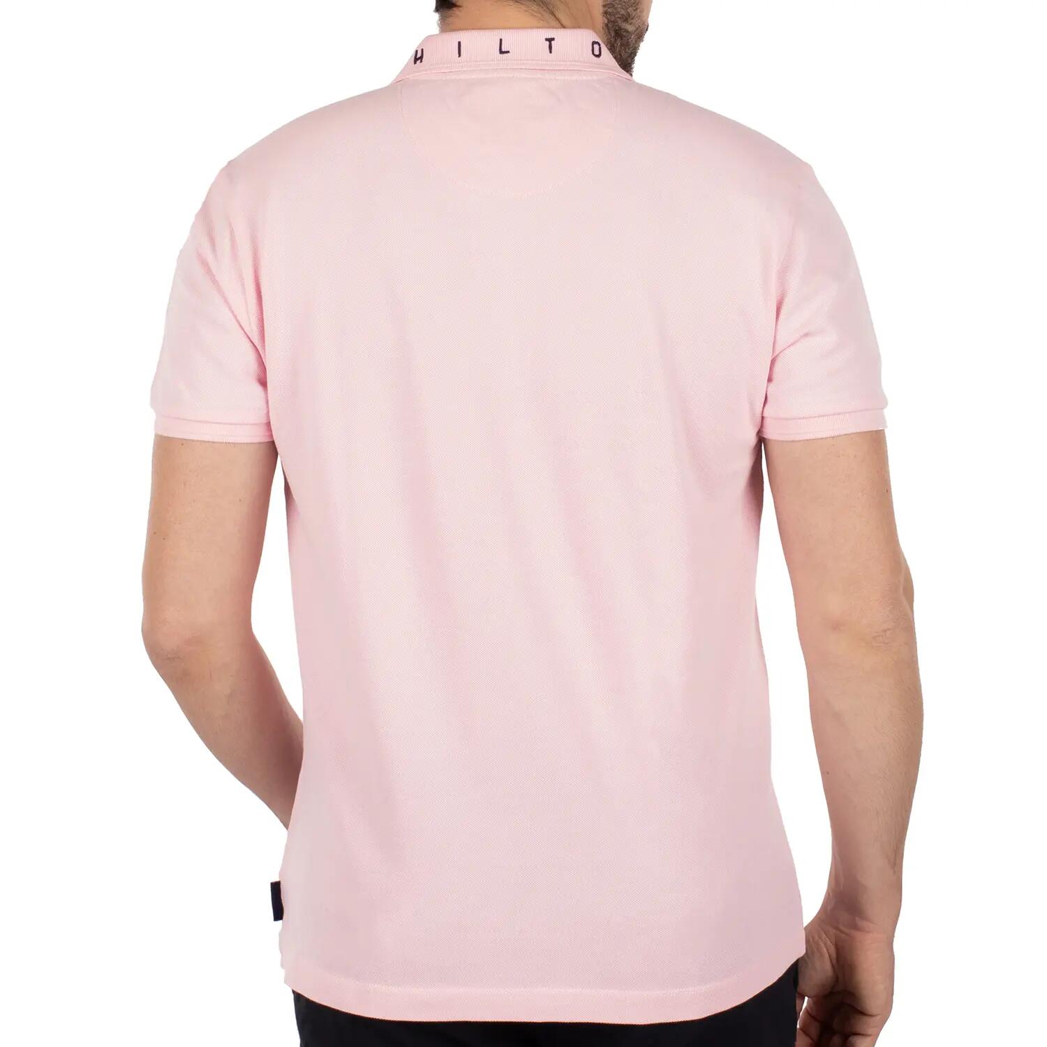 Polo piqué lagon rose L 2/5