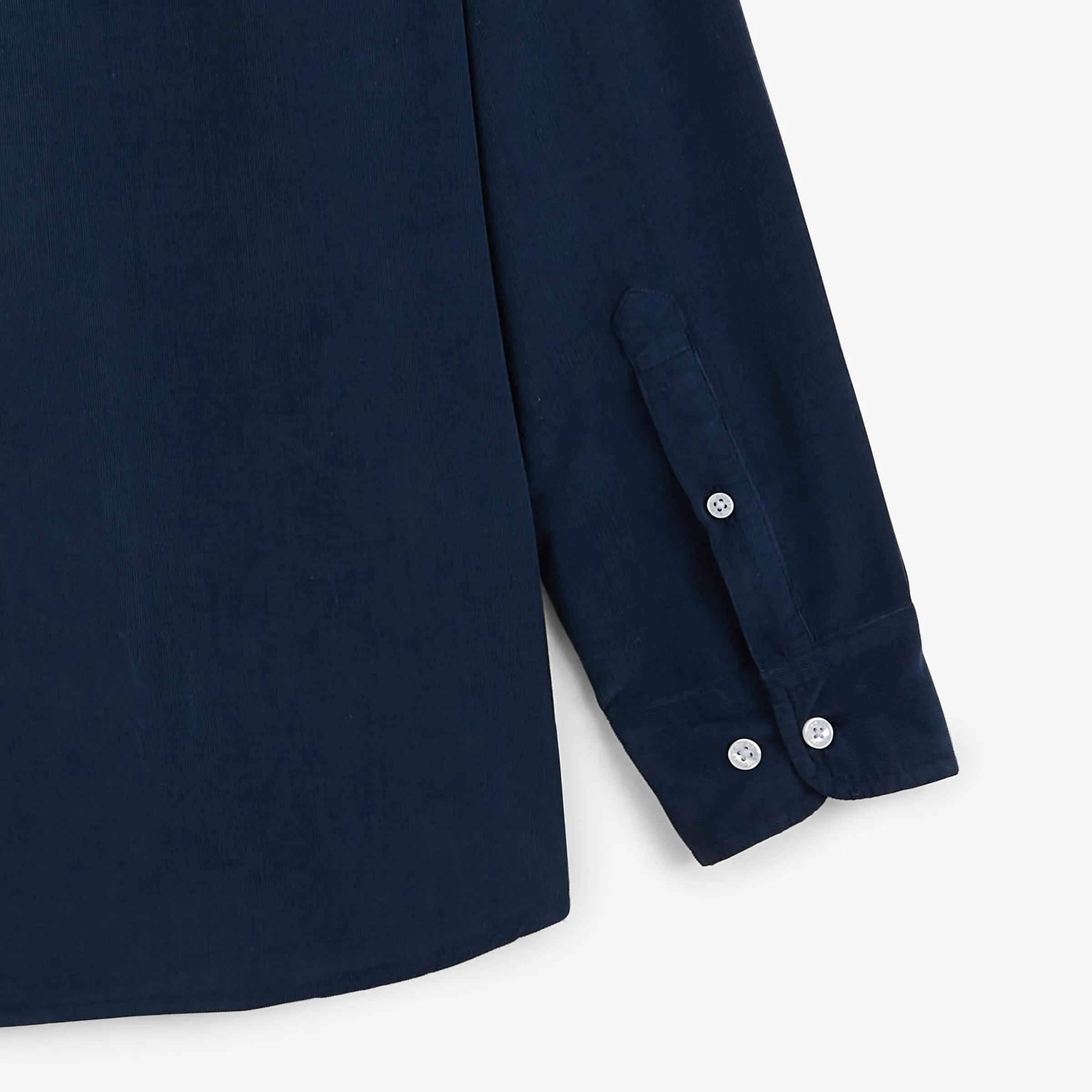 Camicia a maniche lunghe in velluto a coste 5/6