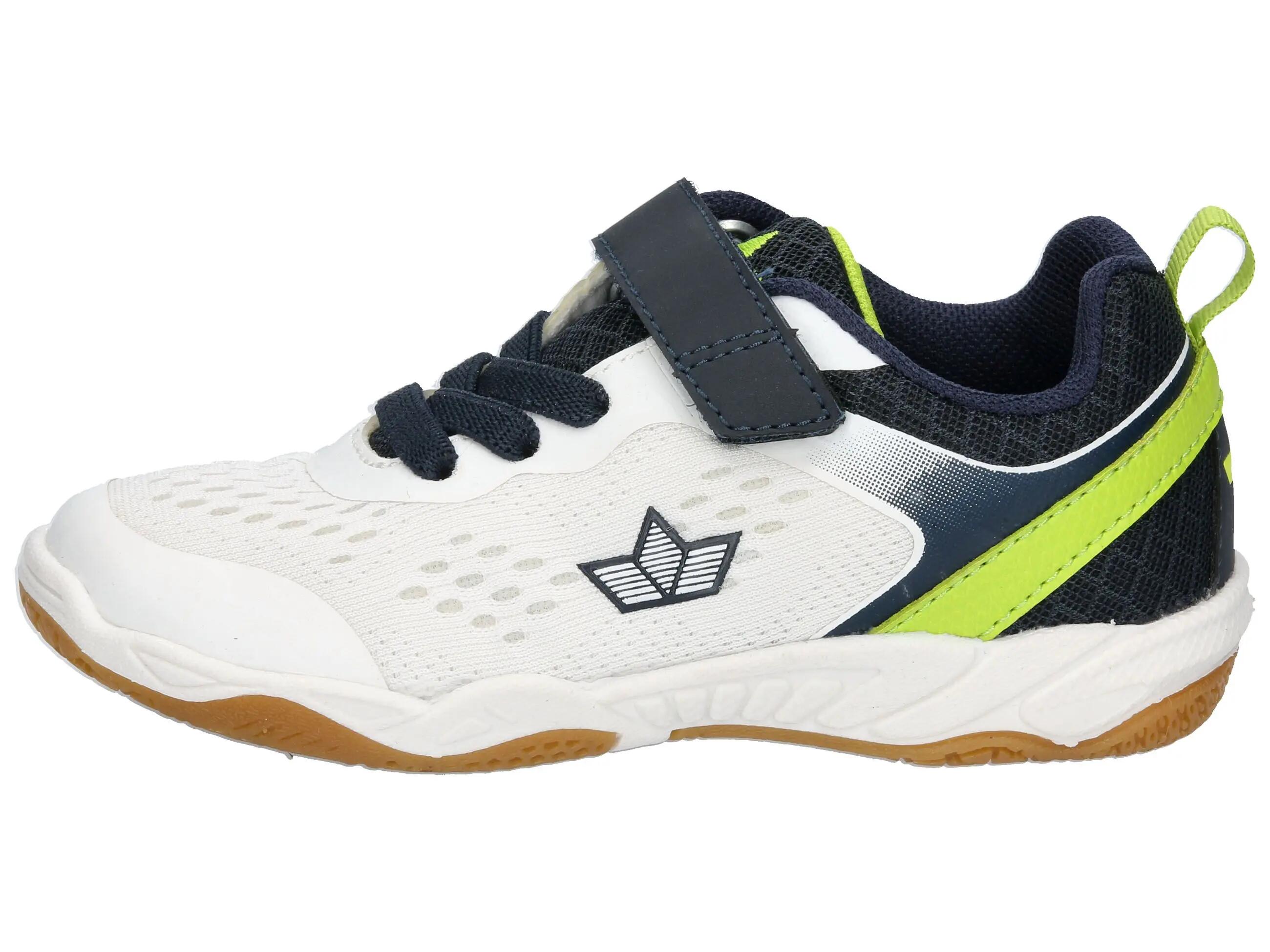 Kinder - Turnen - Schuhe - leicht, atmungsaktiv - Key VS - weiß/blau/grün 2/6