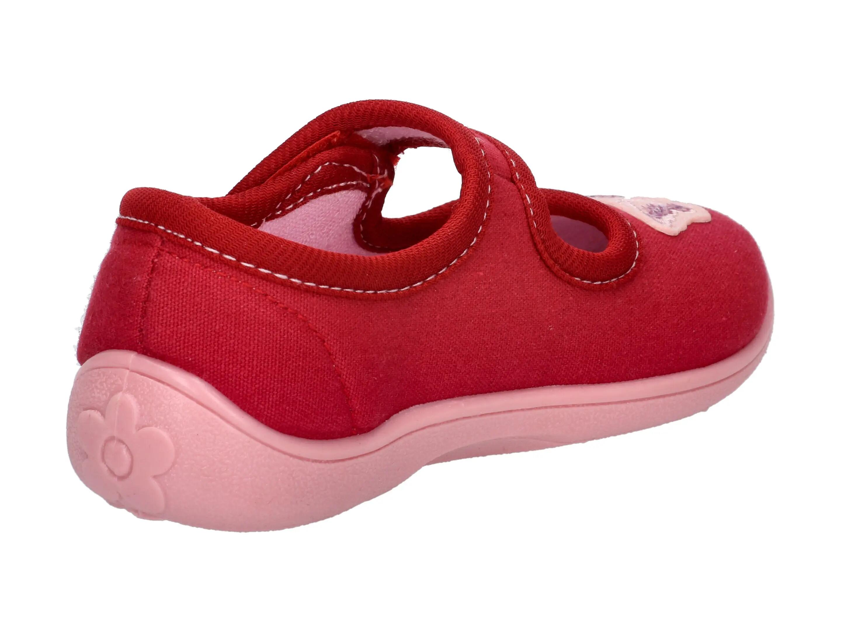LICO Cookie Girl chausson enfant en toile avec fermeture scratch 4/6