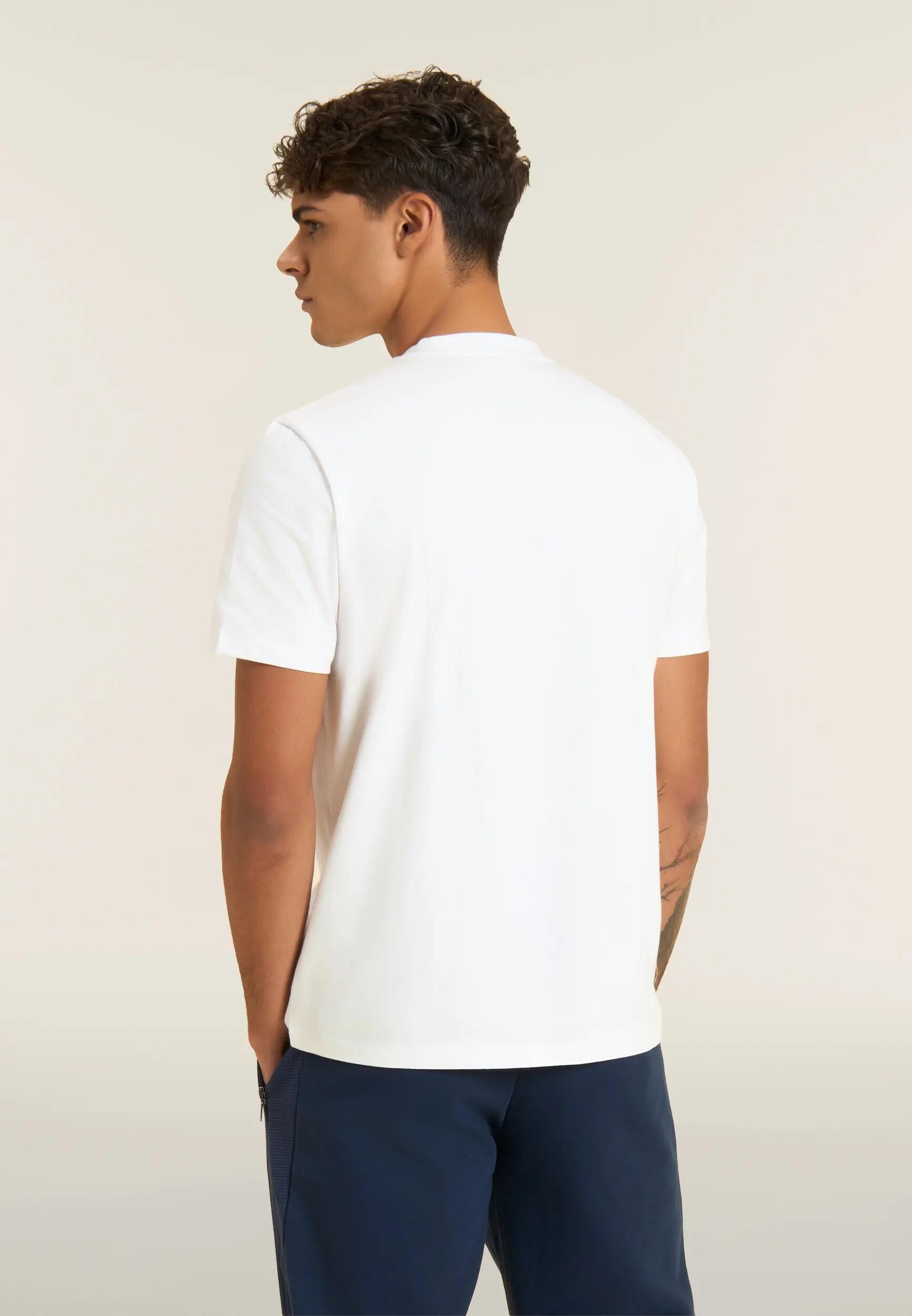 T-shirt da Uomo in Cotone con Grafica in Rilievo 3/6