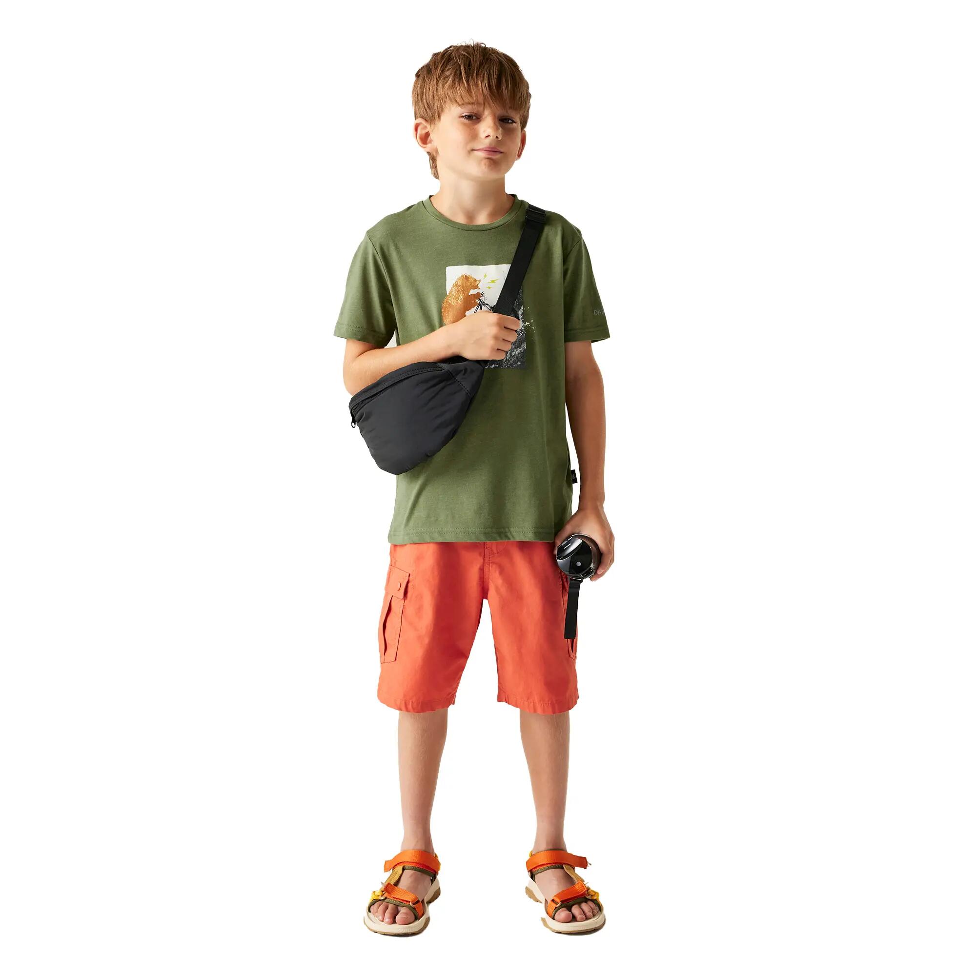 Maglietta Logo Bambini Dare 2B Trailblazer III Verde Nefrite 6/6
