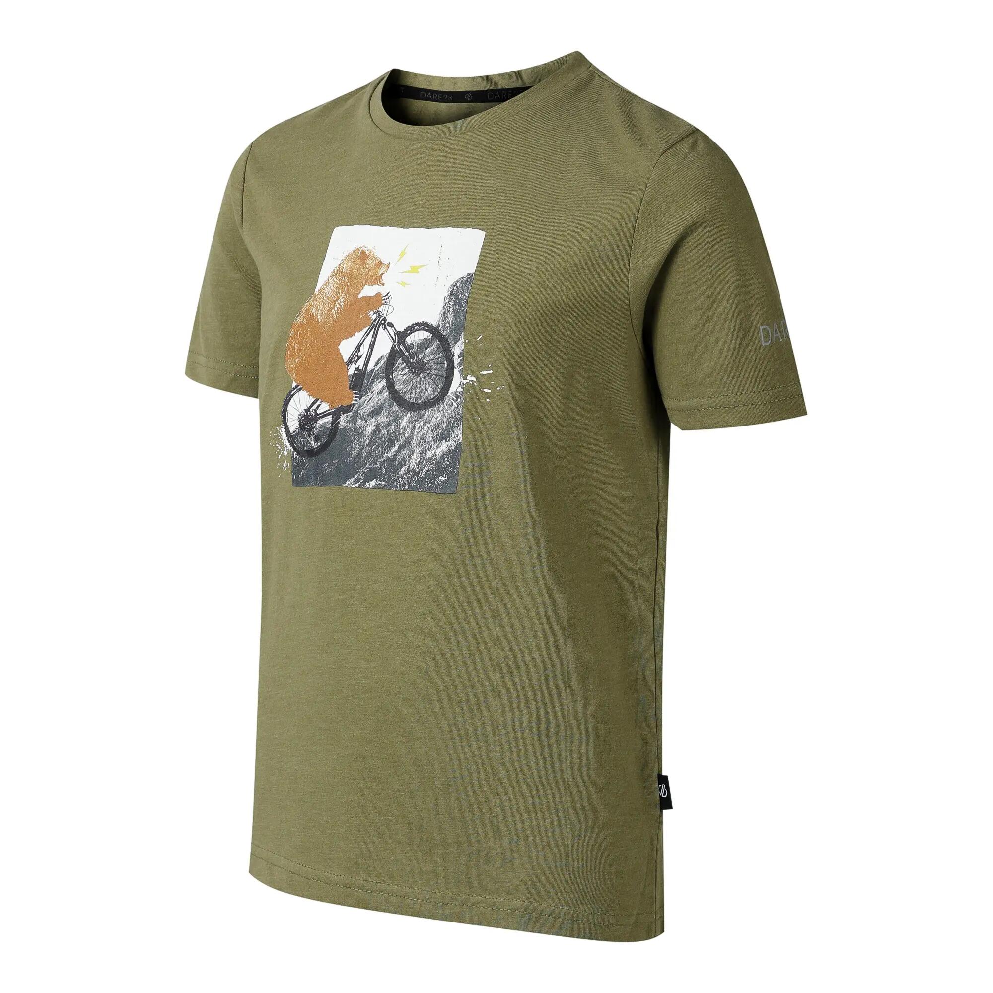Maglietta Logo Bambini Dare 2B Trailblazer III Verde Nefrite 4/6