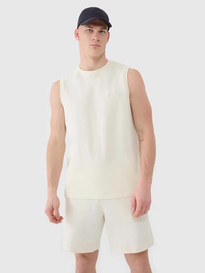 T-SHIRT MĘSKI 4F KOSZULKA TOP TANK OVERSIZE