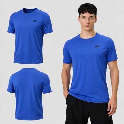 T-SHIRT MĘSKI 4F KOSZULKA TRENINGOWA SZYBKOSCHNĄCA
