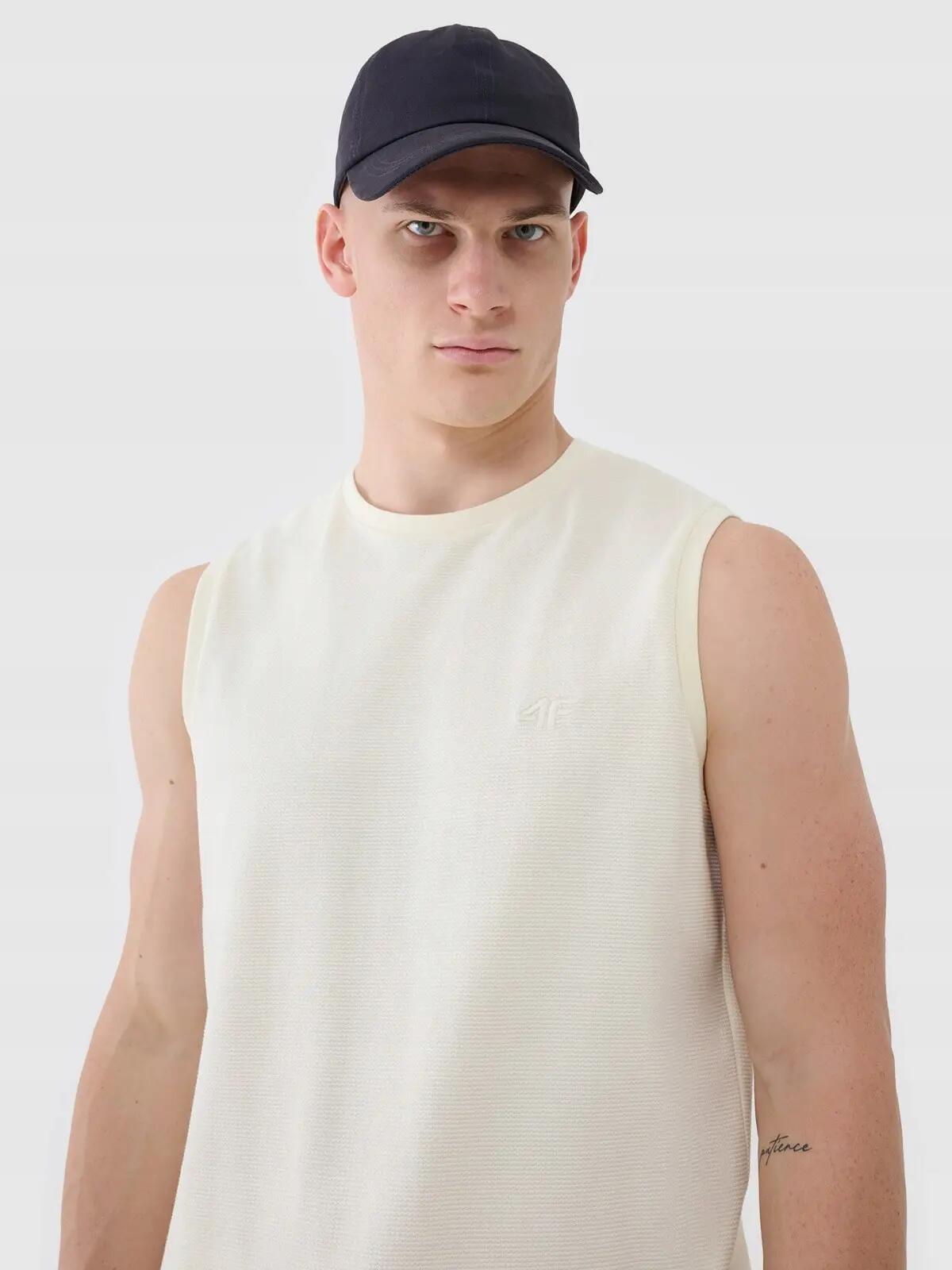 T-SHIRT MĘSKI 4F KOSZULKA TOP TANK OVERSIZE 2/8