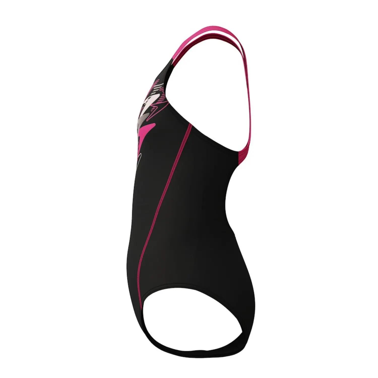Speedo Medley Logo Badeanzug Mädchen 3/3