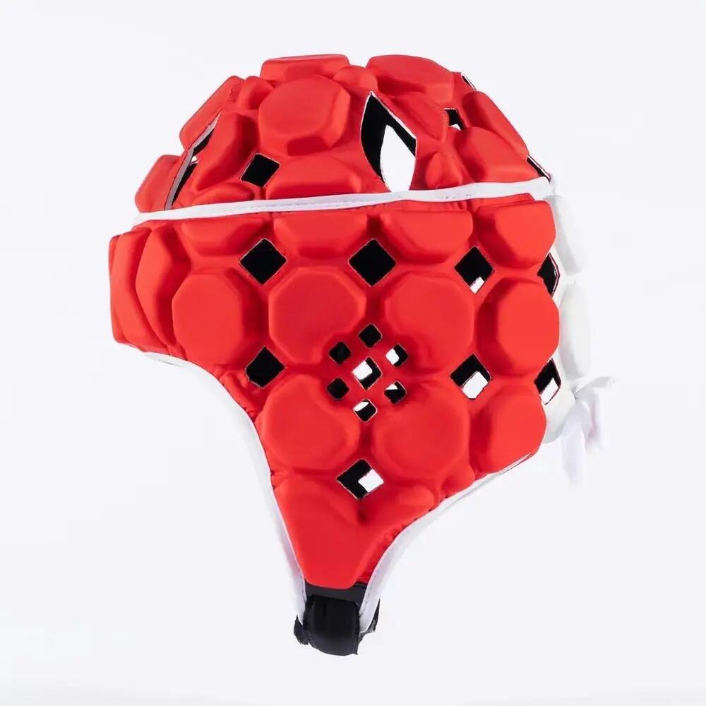 Caschetto da rugby Gilbert Octane Senior rosso e bianco 4/7