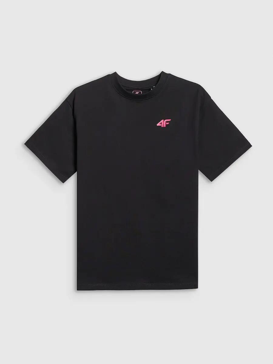 T-shirt loose gładki dziewczęcy 4F 4FJRSS26TTSHF3984 5/6