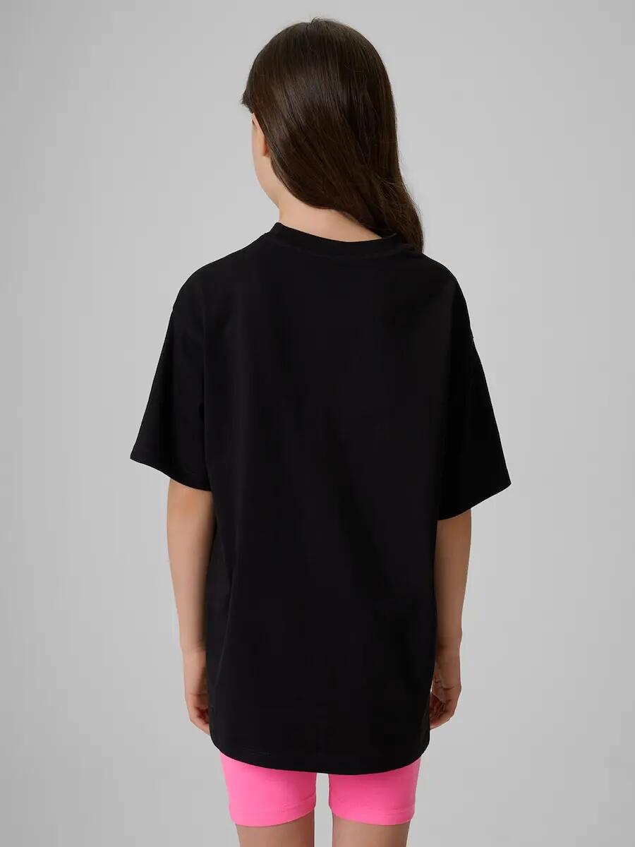 T-shirt loose gładki dziewczęcy 4F 4FJRSS26TTSHF3984 2/6