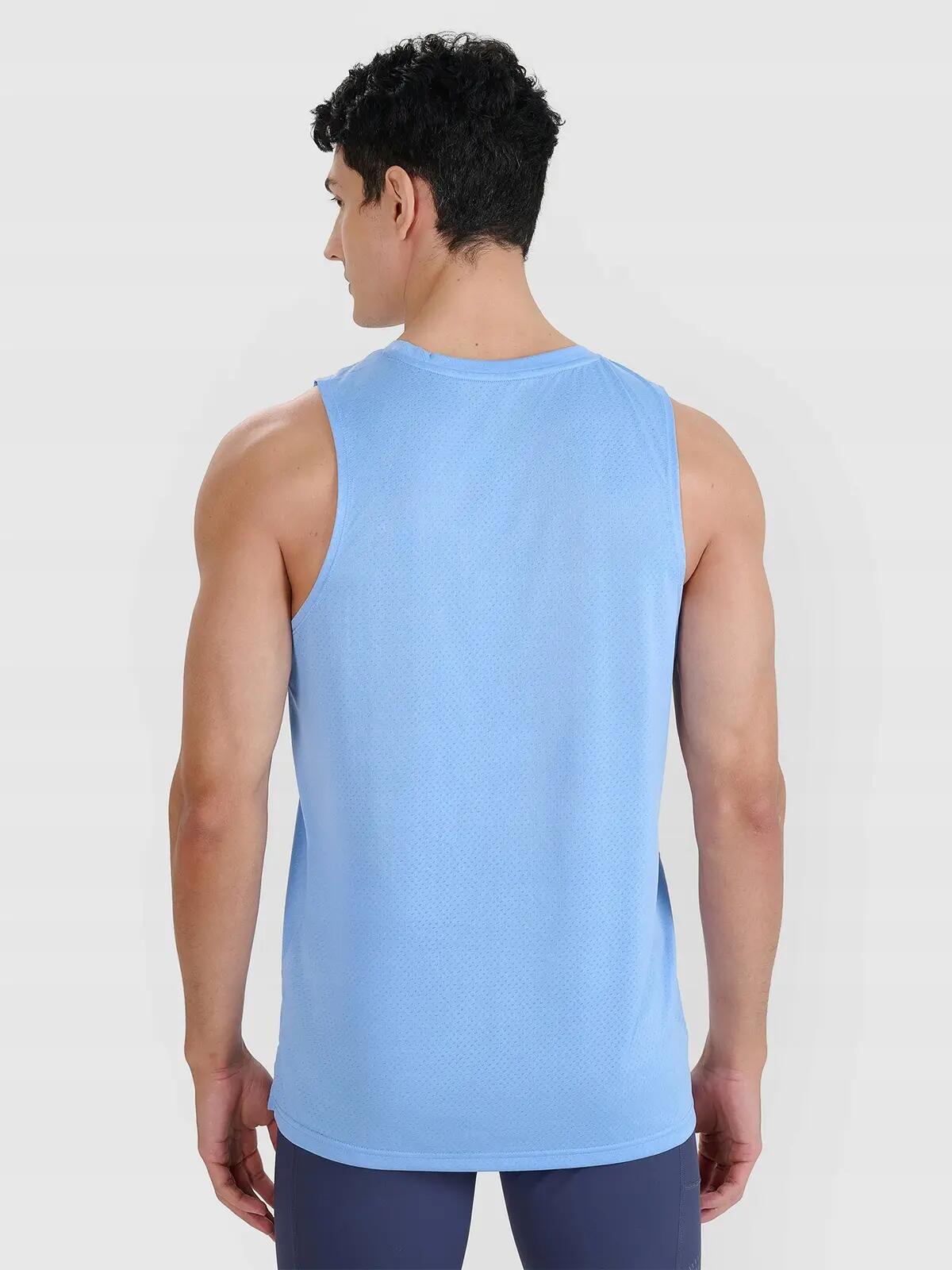 T-SHIRT MĘSKI 4F KOSZULKA TANK TOP SZYBKOSCHNĄCA DO 5/10