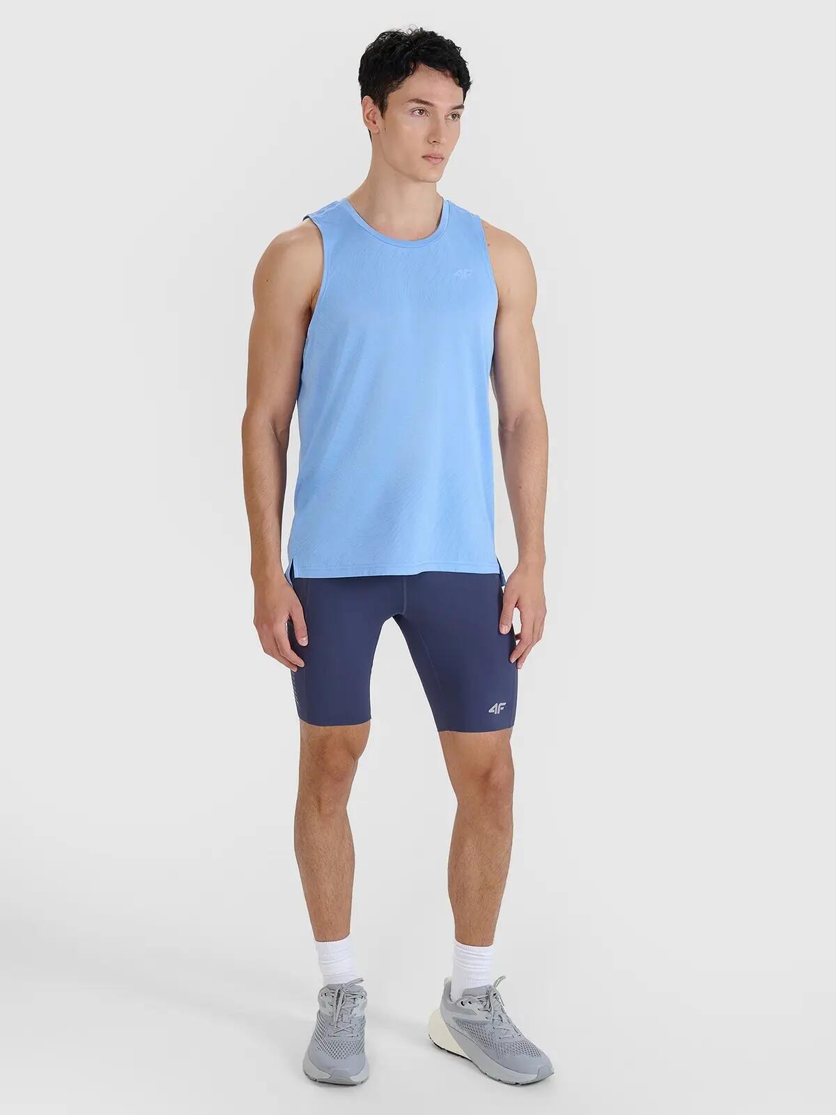 T-SHIRT MĘSKI 4F KOSZULKA TANK TOP SZYBKOSCHNĄCA DO 4/10