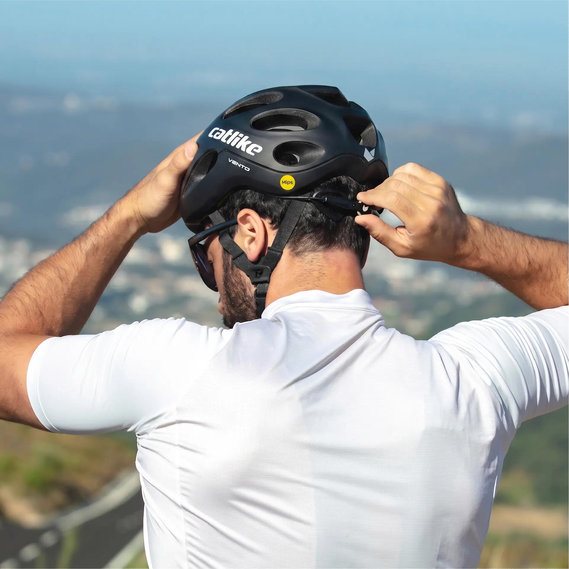 CATLIKE Vento MIPS EVO M - Capacete Aero, Estrada, MTB, Gravel - Preto Mate 11/11
