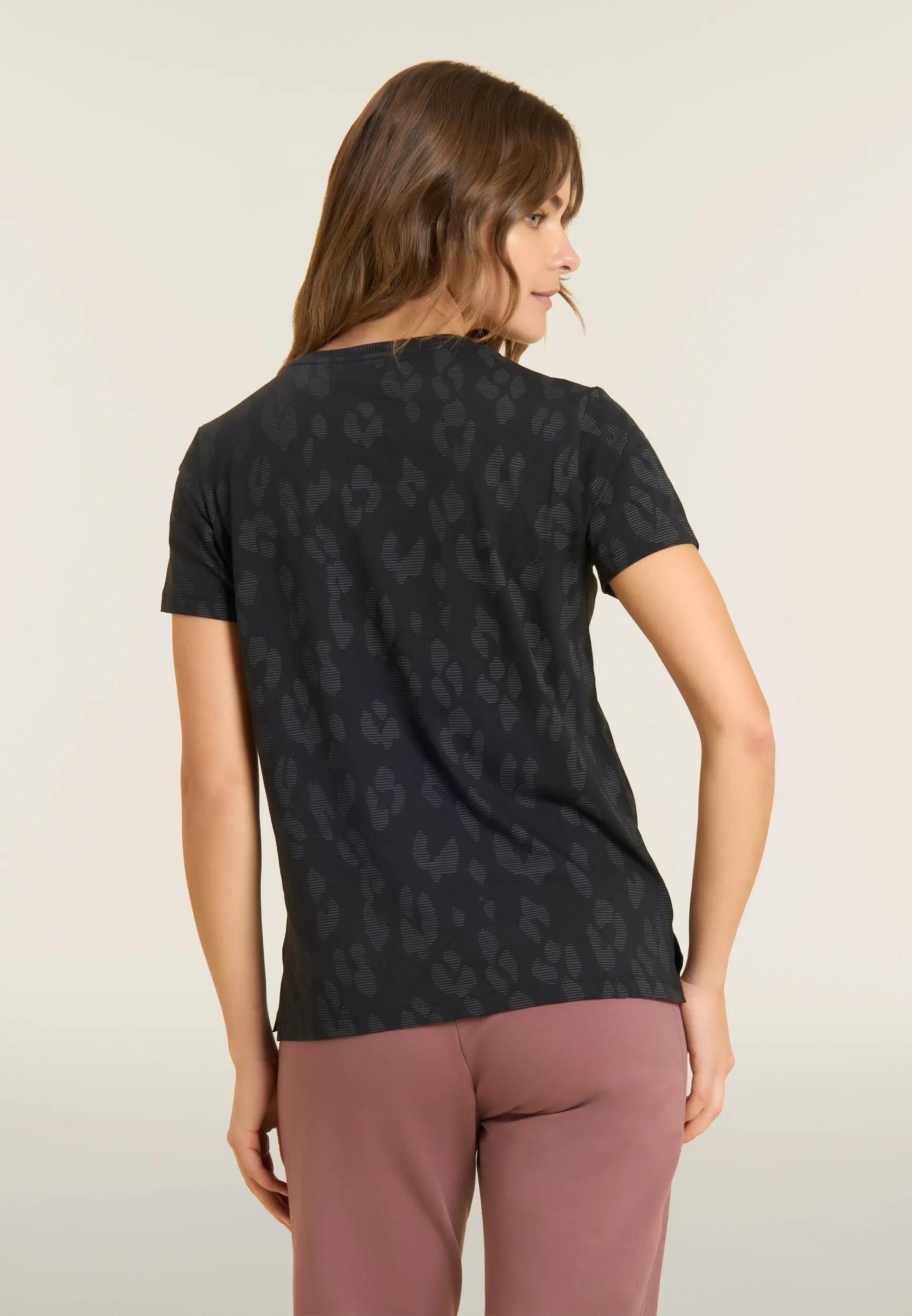 T-shirt Donna Regular Stampa Leopardata 3/6