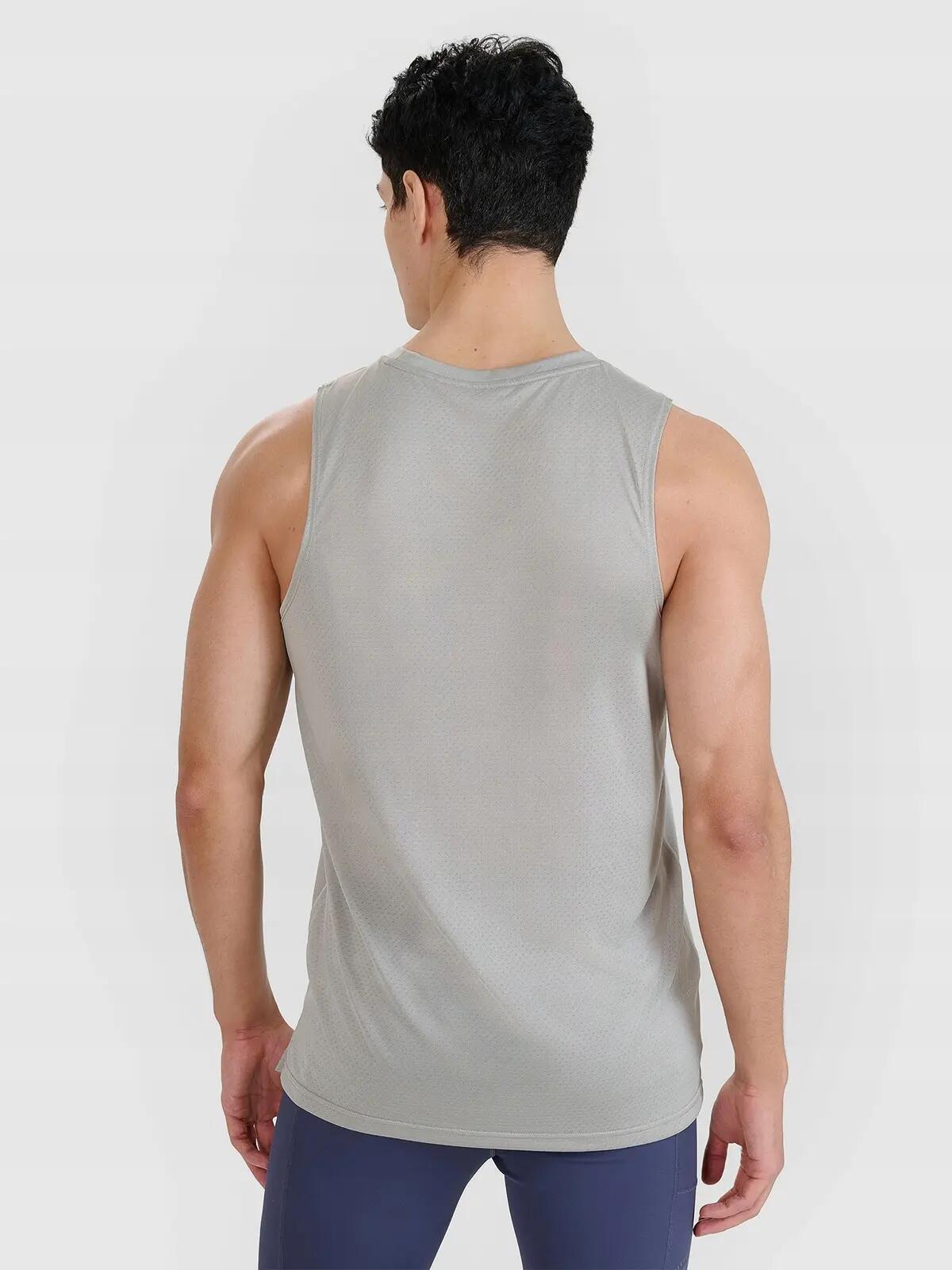 T-SHIRT MĘSKI 4F KOSZULKA TANK TOP SZYBKOSCHNĄCA DO 5/10