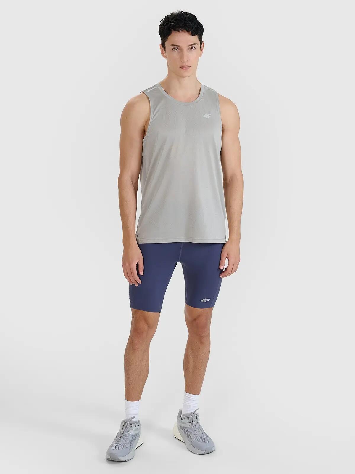 T-SHIRT MĘSKI 4F KOSZULKA TANK TOP SZYBKOSCHNĄCA DO 4/10