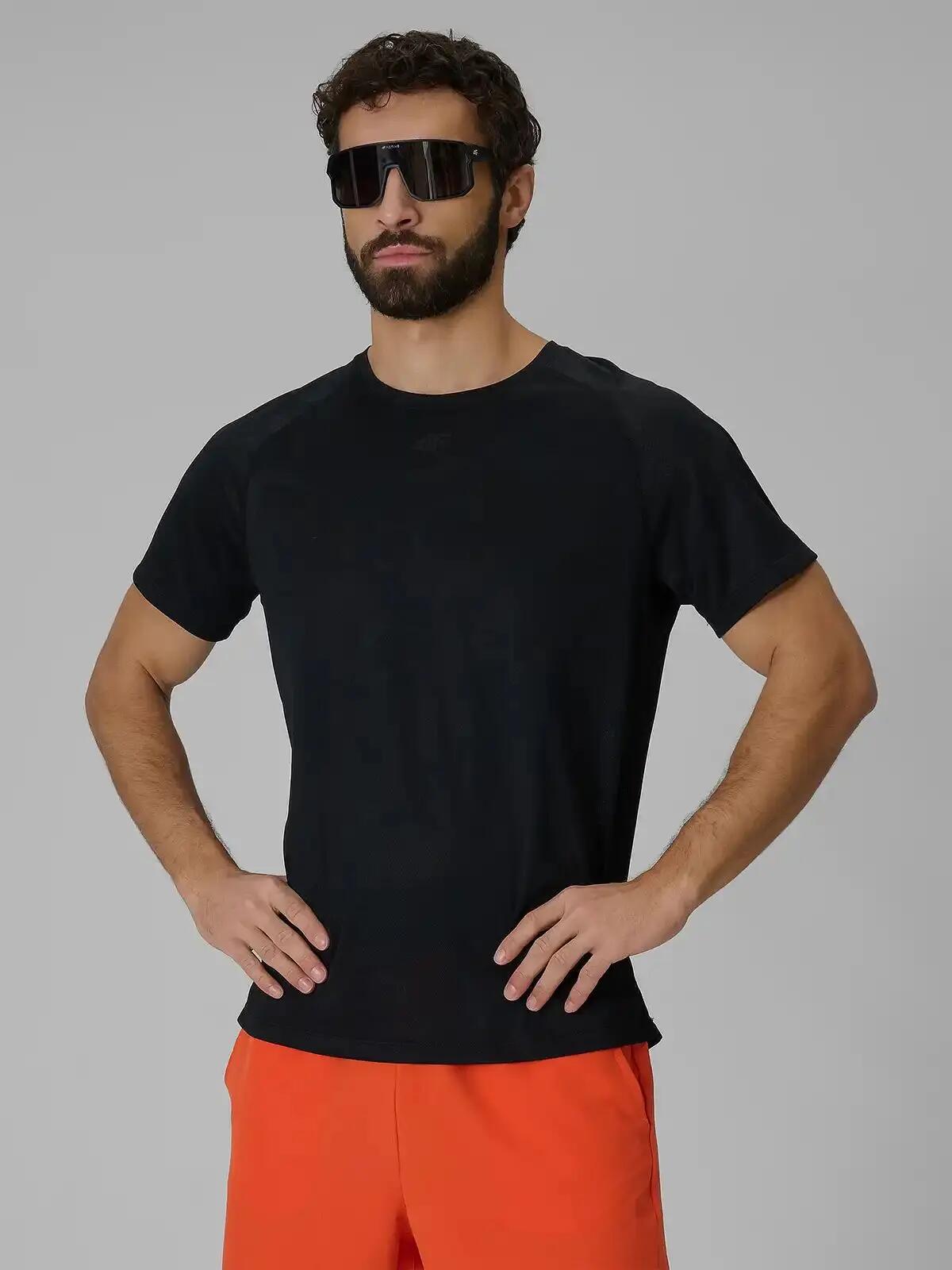 KOSZULKA ROWEROWA 4F T-SHIRT MĘSKI NA ROWER SZYBKOSCHNĄCY 2/12