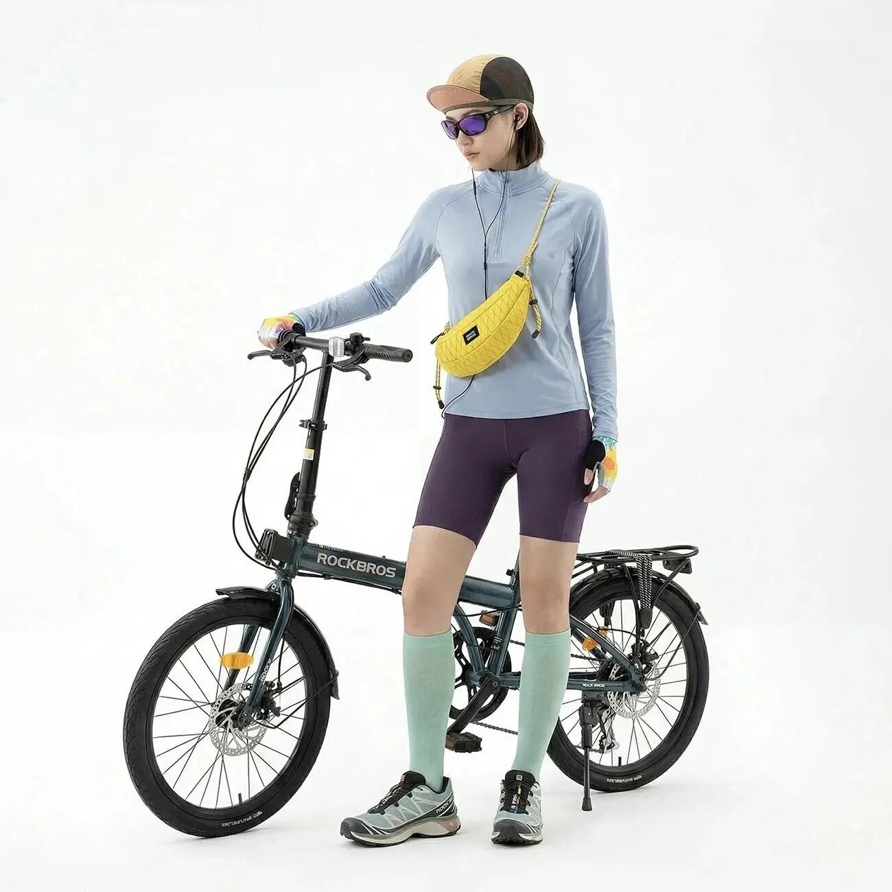 Torba rowerowa sakwa na kierownicę ramię banan 1.8 l Rockbros H74 saszetka 6/7