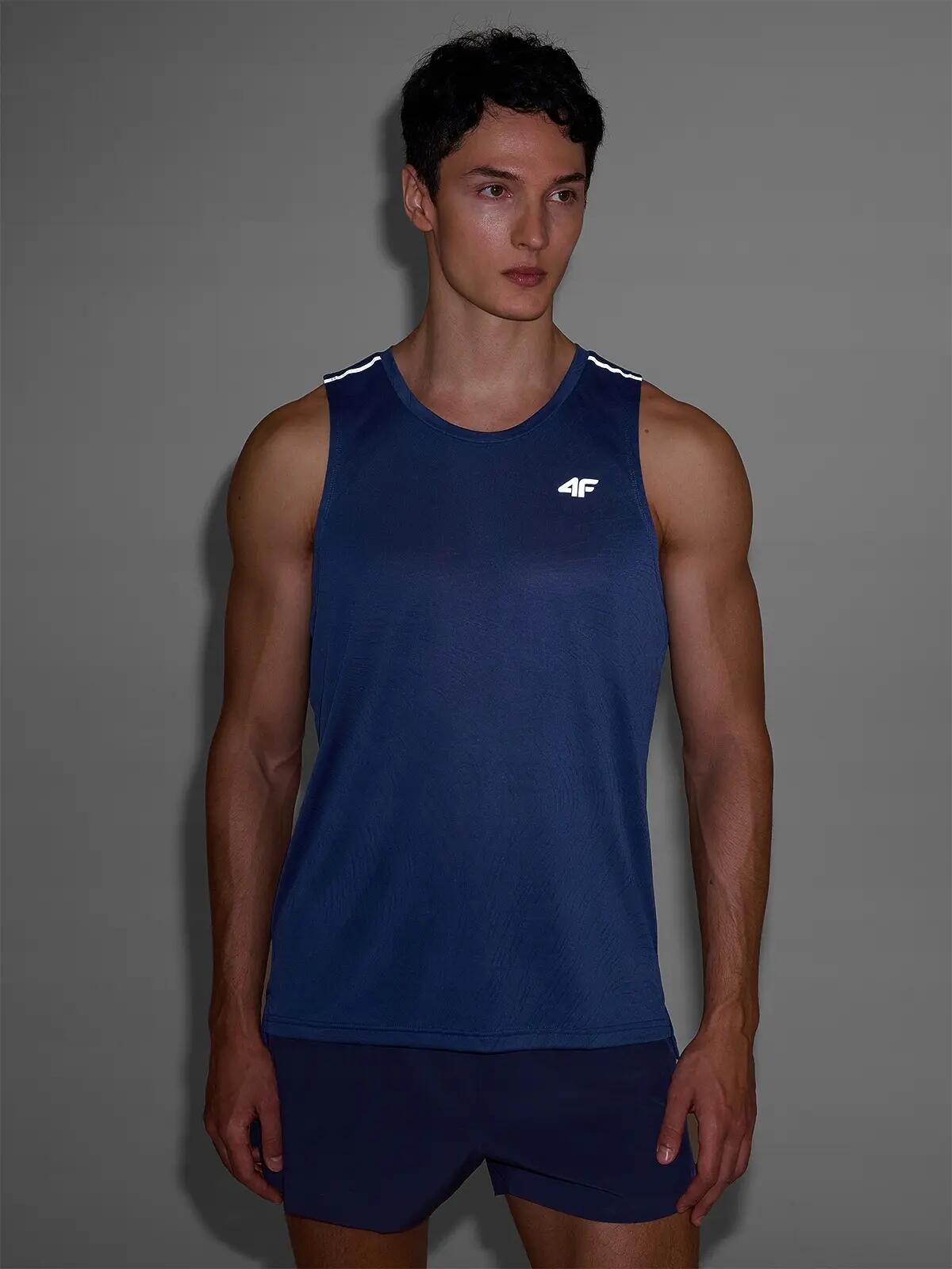 T-SHIRT MĘSKI 4F KOSZULKA TANK TOP SZYBKOSCHNĄCA DO 2/9
