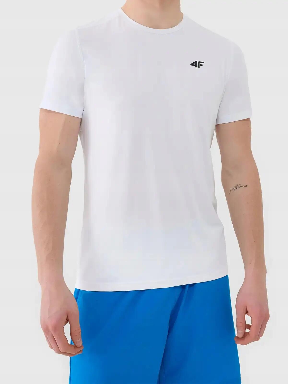 T-SHIRT MĘSKI 4F KOSZULKA TRENINGOWA SZYBKOSCHNĄCA 4/8