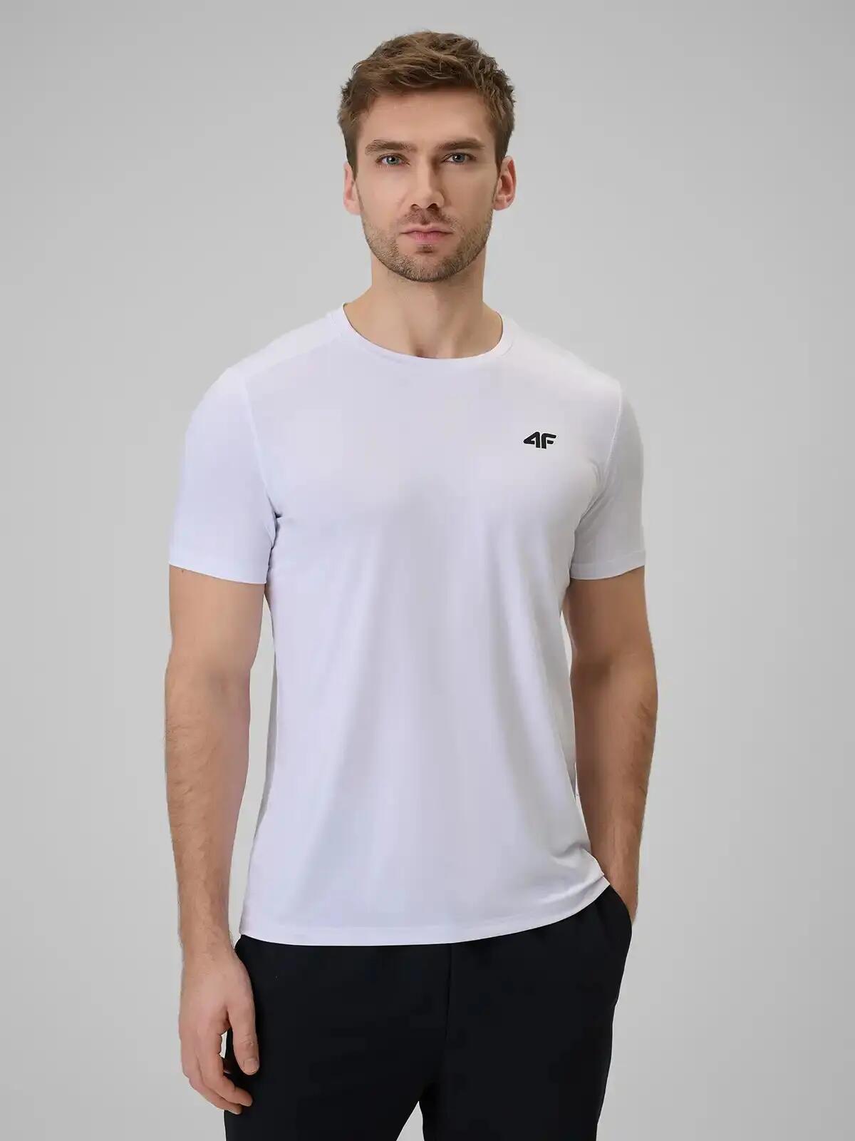 T-SHIRT MĘSKI 4F KOSZULKA TRENINGOWA SZYBKOSCHNĄCA 2/8