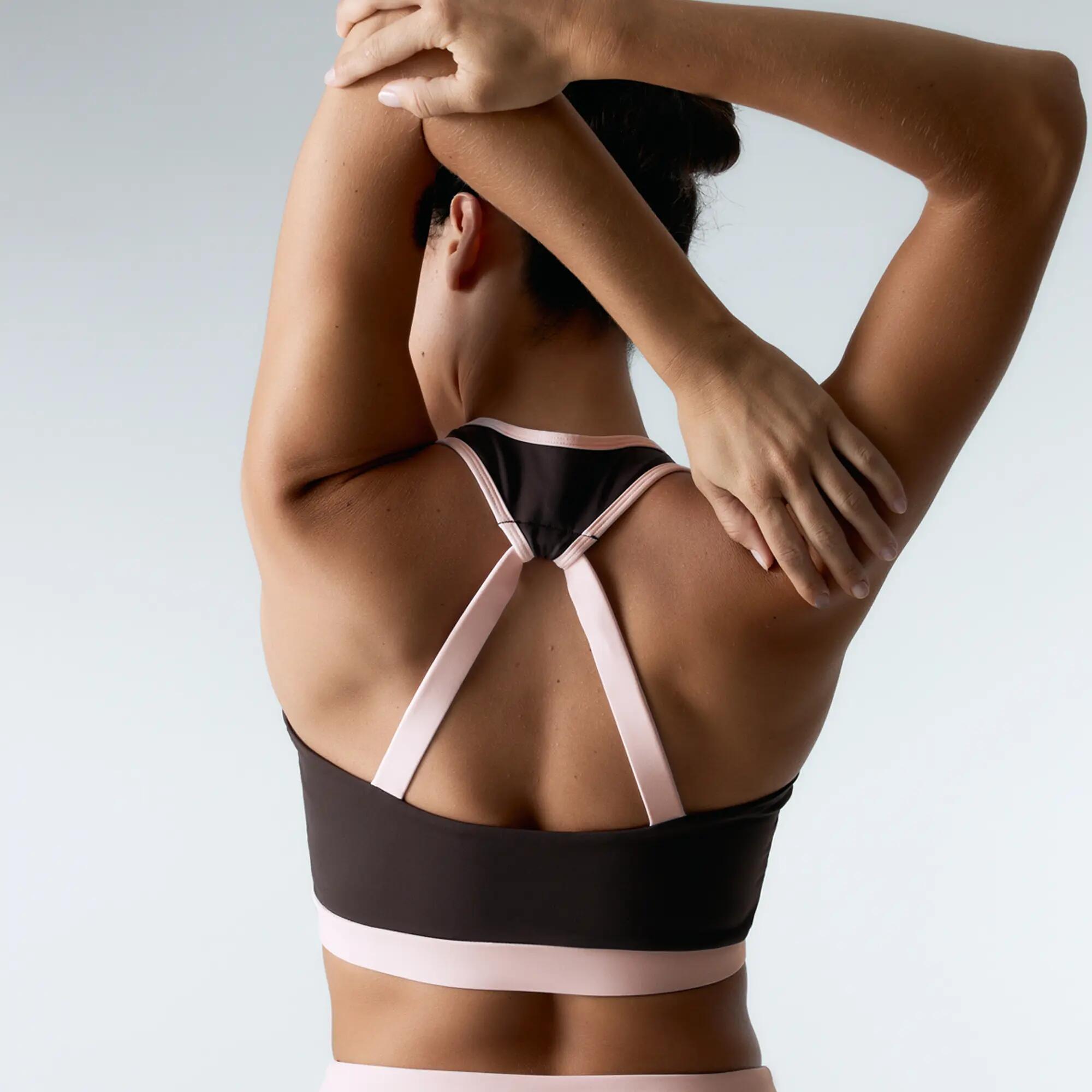Top deportivo compresivo Shape Pulse Sujeción media de mujer Black Limba 4/6