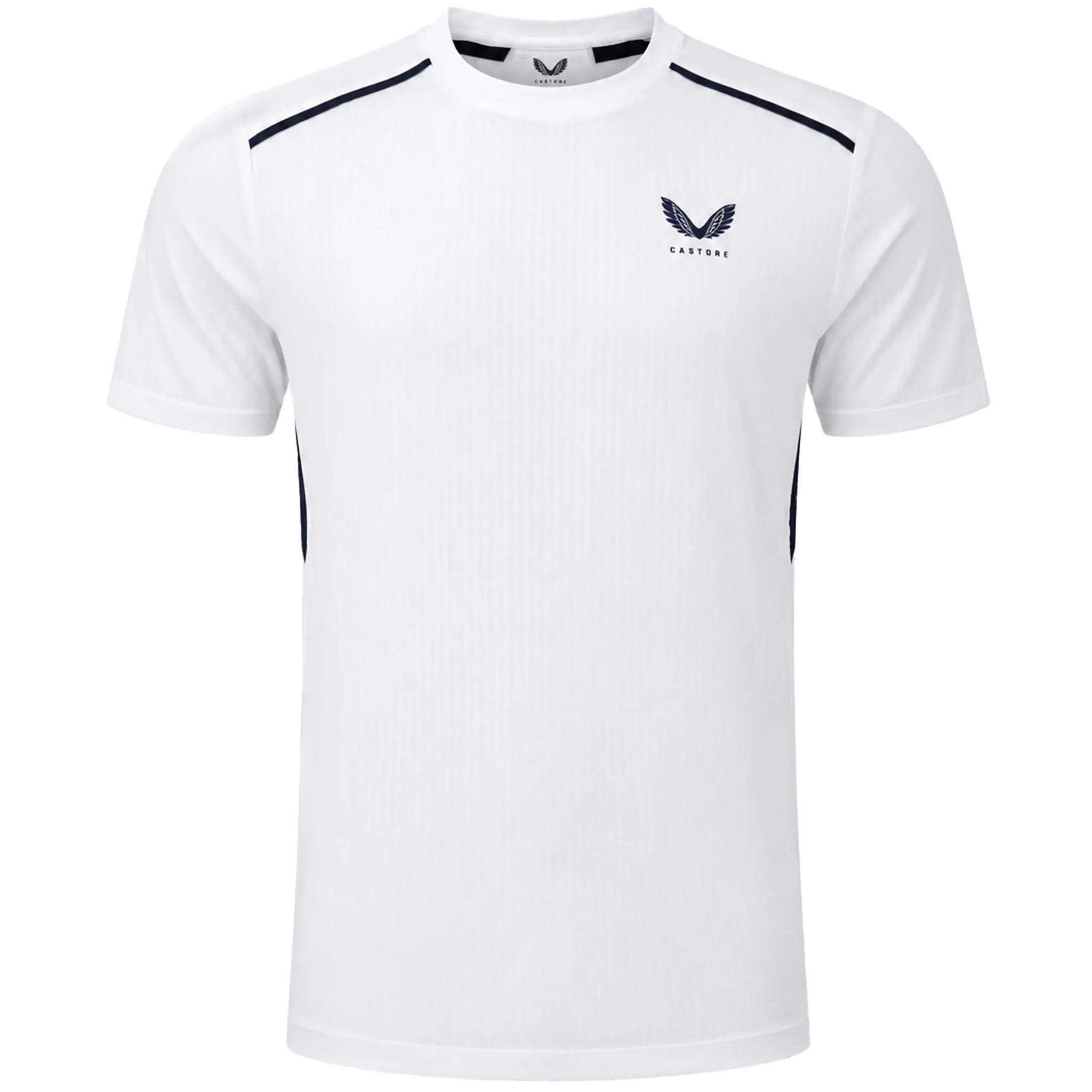 Castore Aeromesh Mens White T-Shirt 1/2