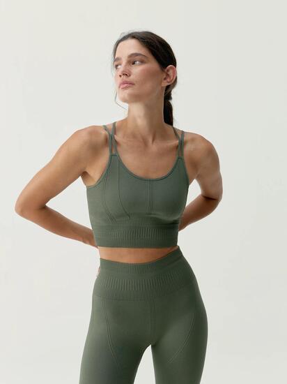 Top sportivo donna Kamay sostegno medio spalline coppe estraibili