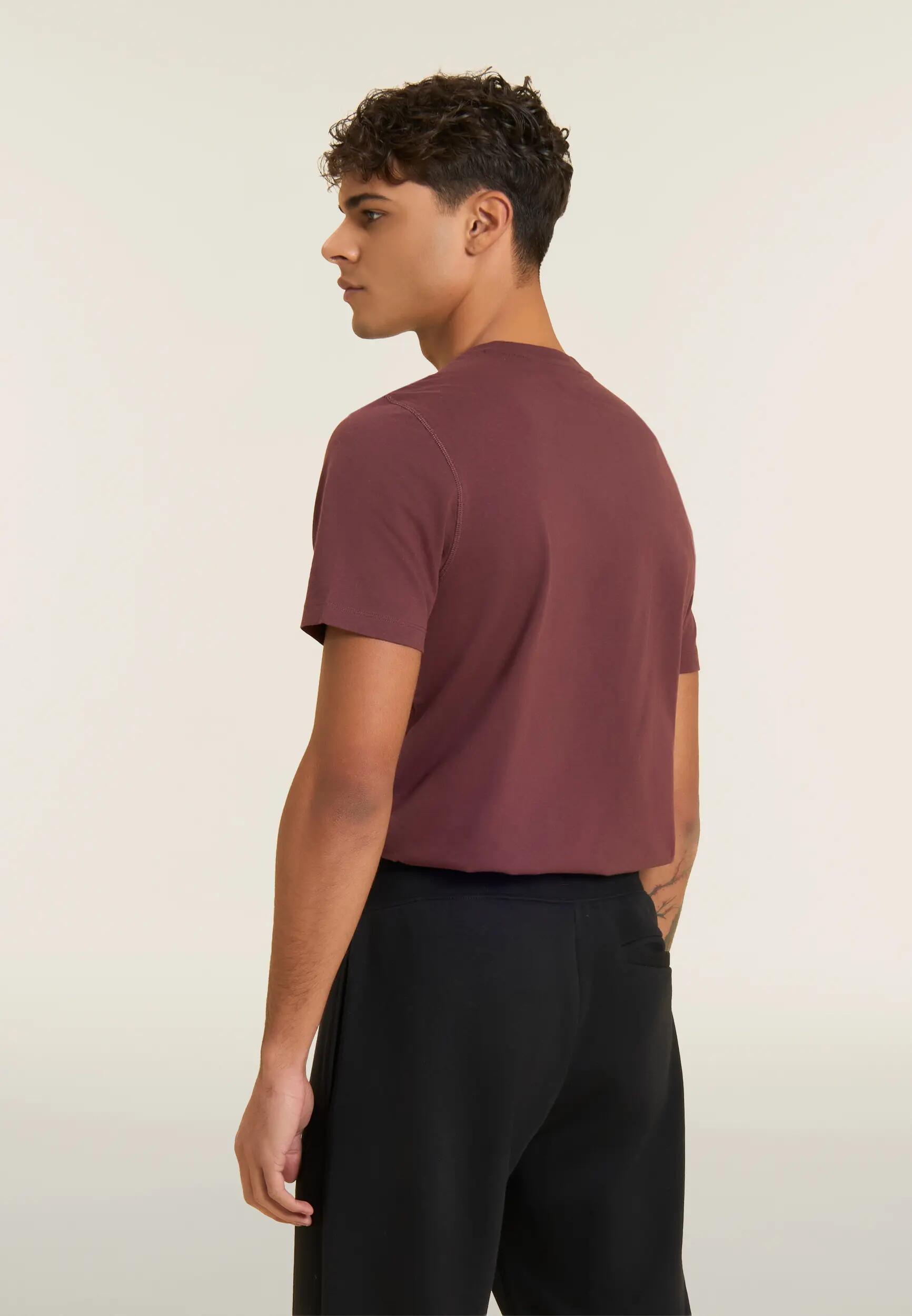 Camiseta regular de hombre de punto de algodón 3/6