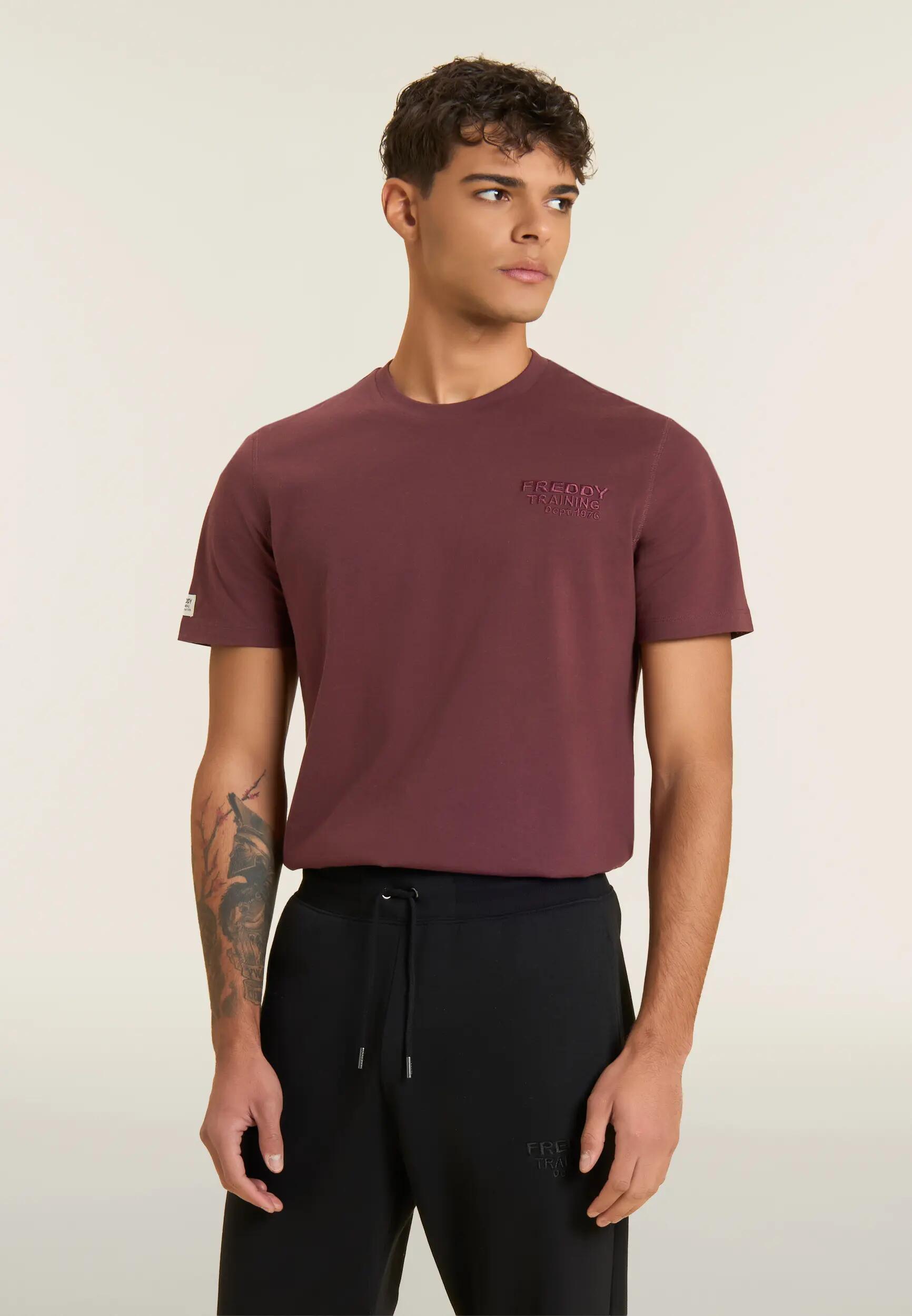 Camiseta regular de hombre de punto de algodón 2/6