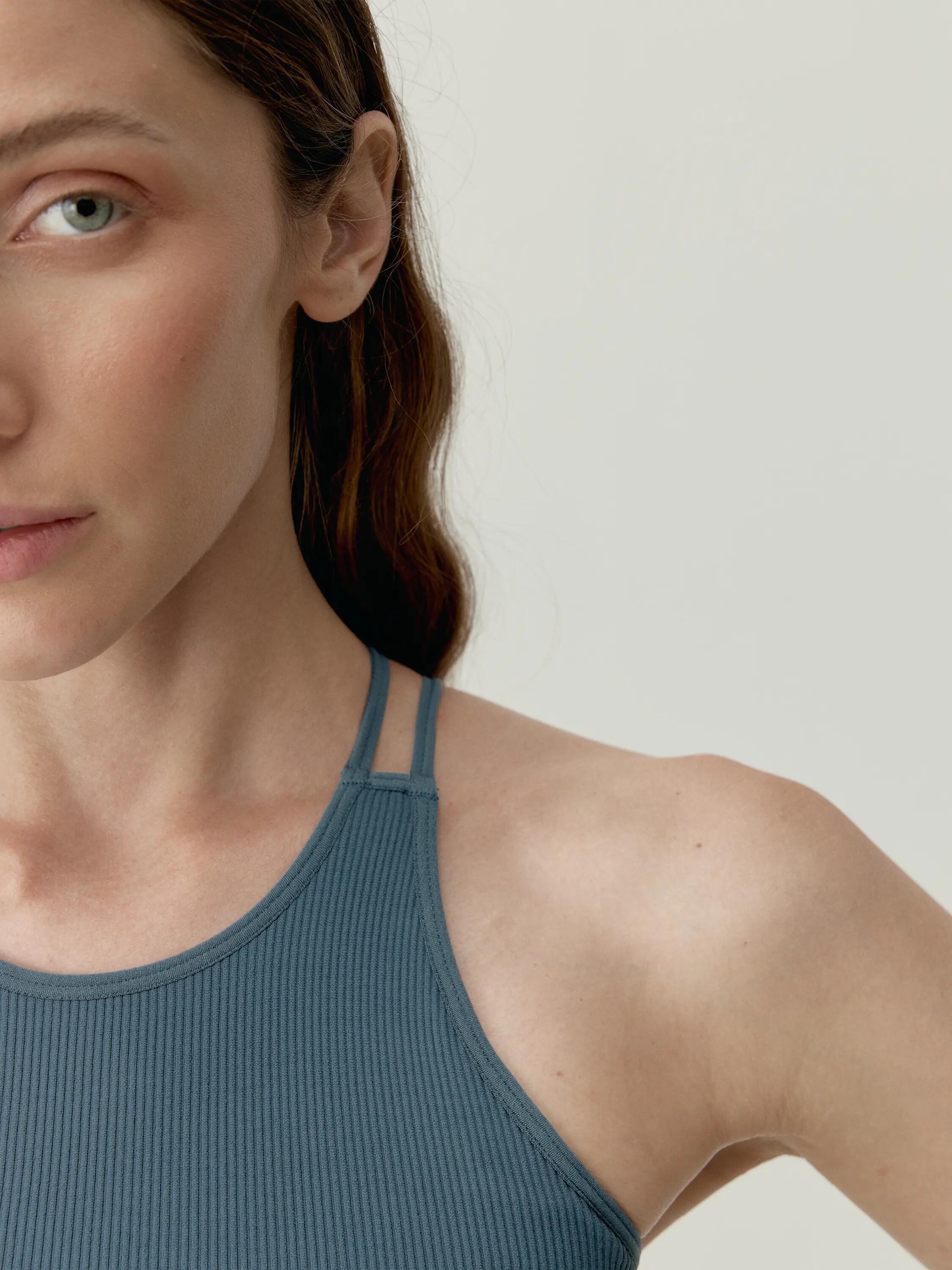 Brassière de sport femme Naia maintien moyen bretelles coussinets amovibles 3/5