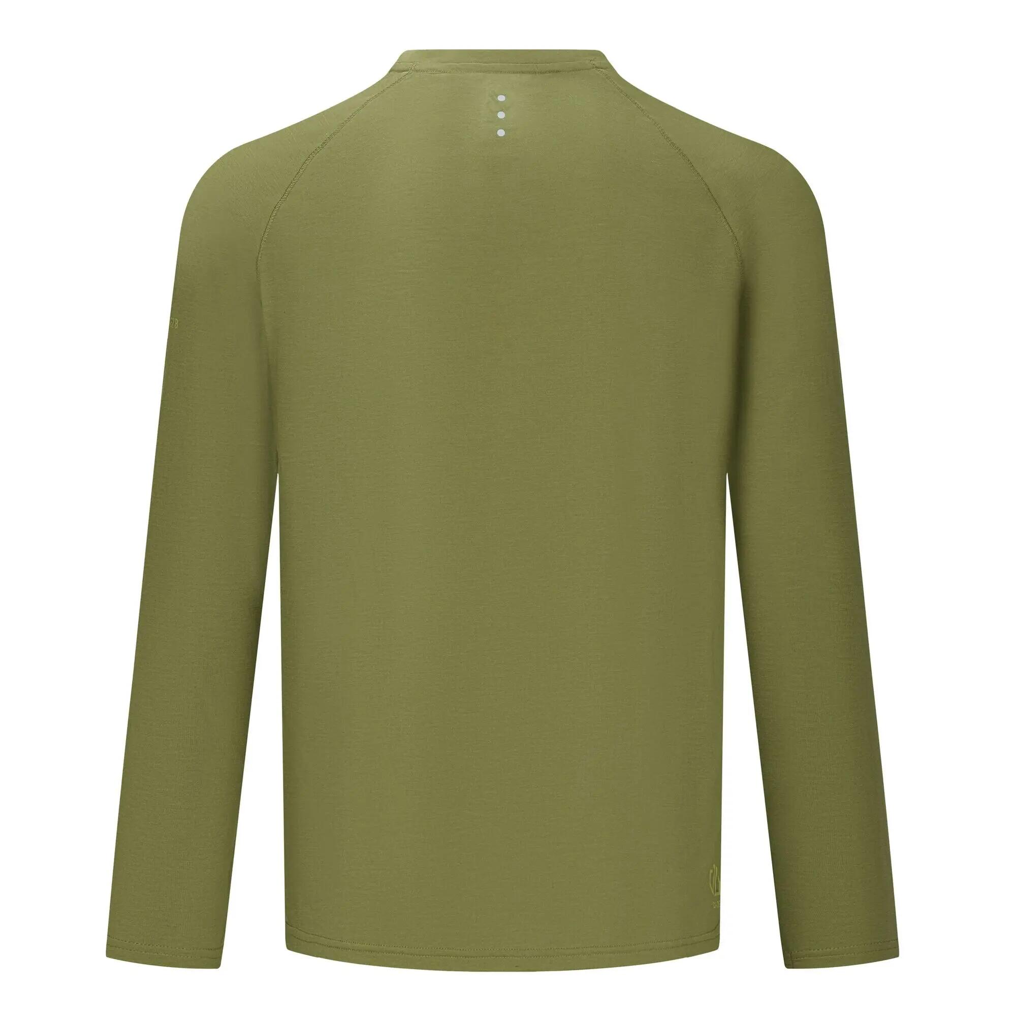 T-Shirt Agile de manga comprida para homem (Verde nefrite) 3/6