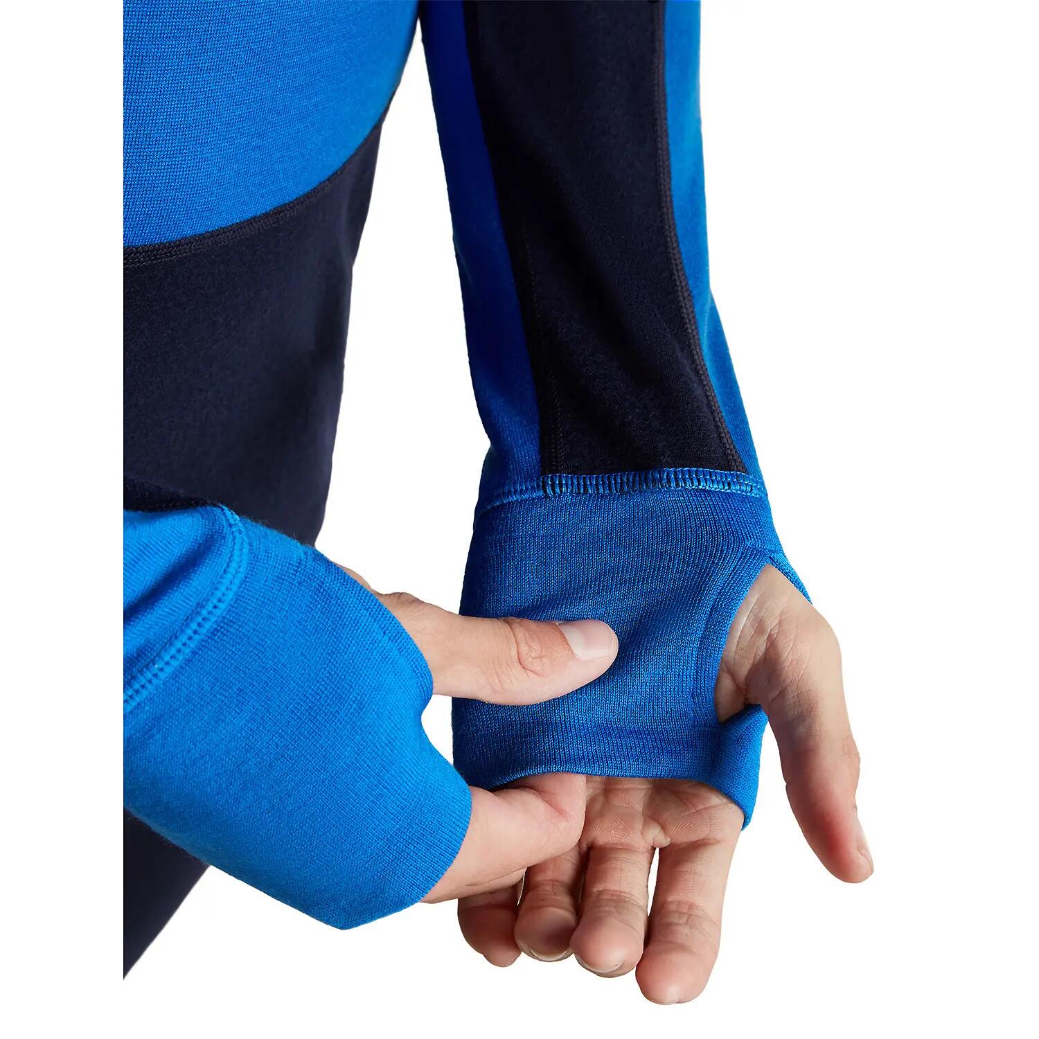 Herren Unterhemd Merino 260 ZoneKnit LS Half Zi 6/6