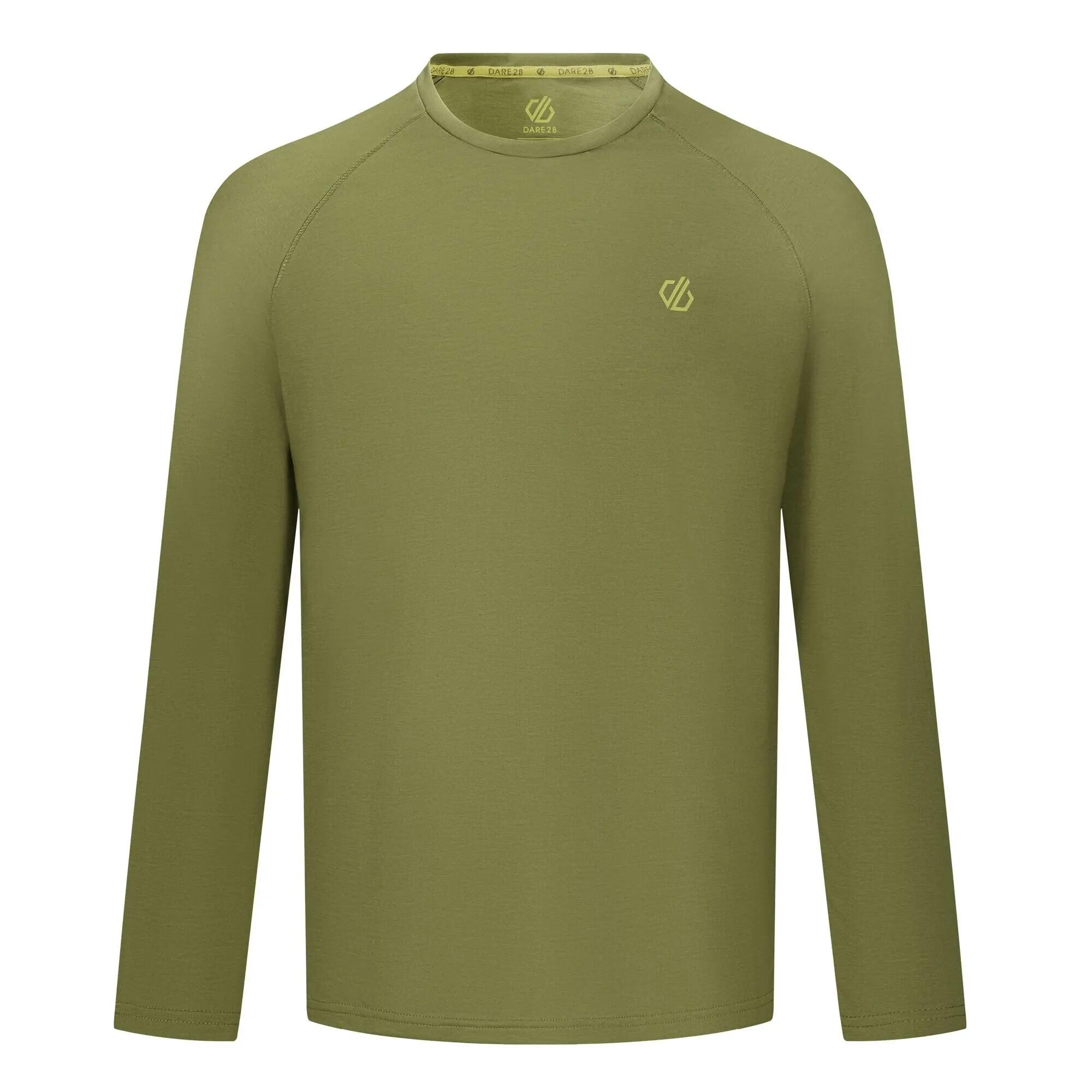 T-Shirt Agile de manga comprida para homem (Verde nefrite) 2/6