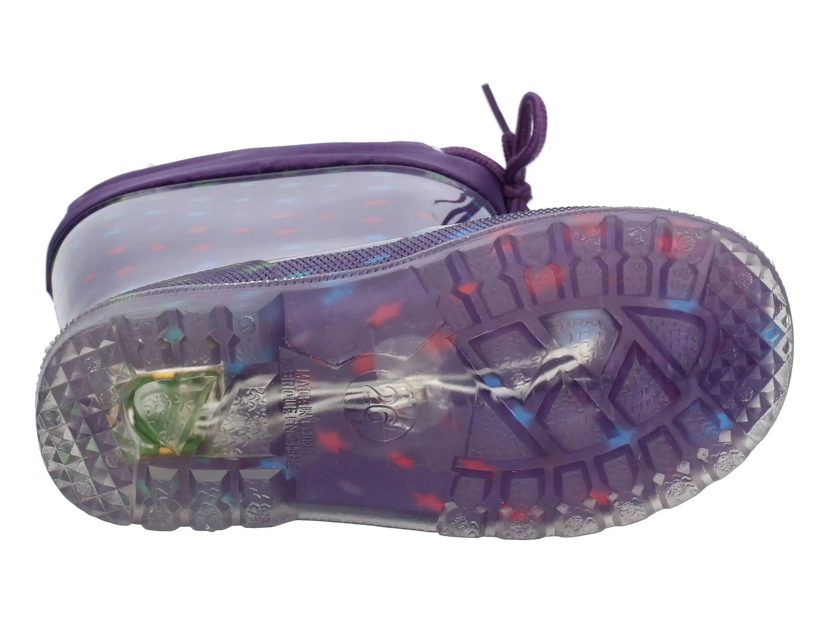 Stivali da pioggia - bambini - antiscivolo, impermeabili, luci lampeggianti 6/7