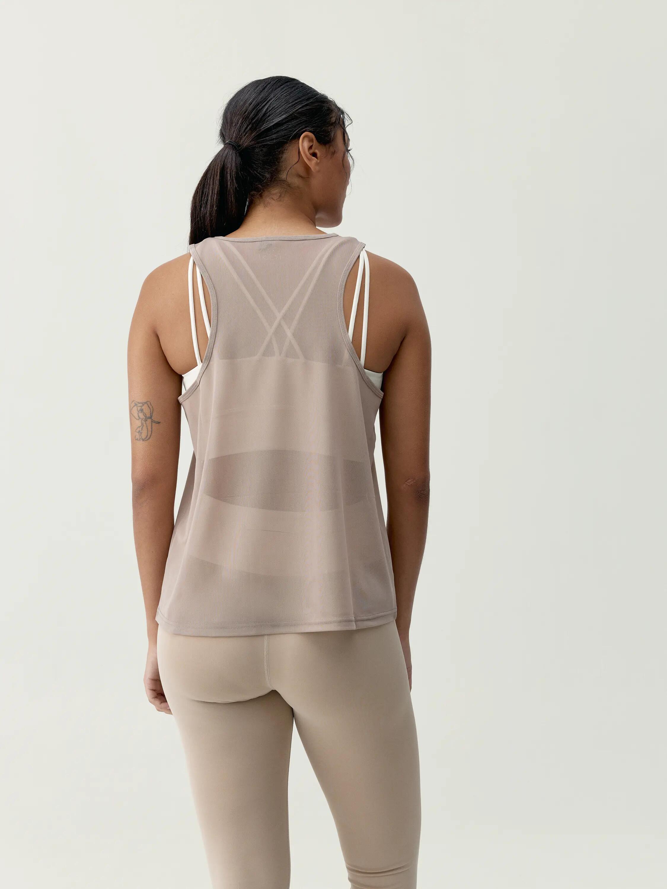 Camiseta deportiva de mujer Bora Sin mangas secado rápido 2/5