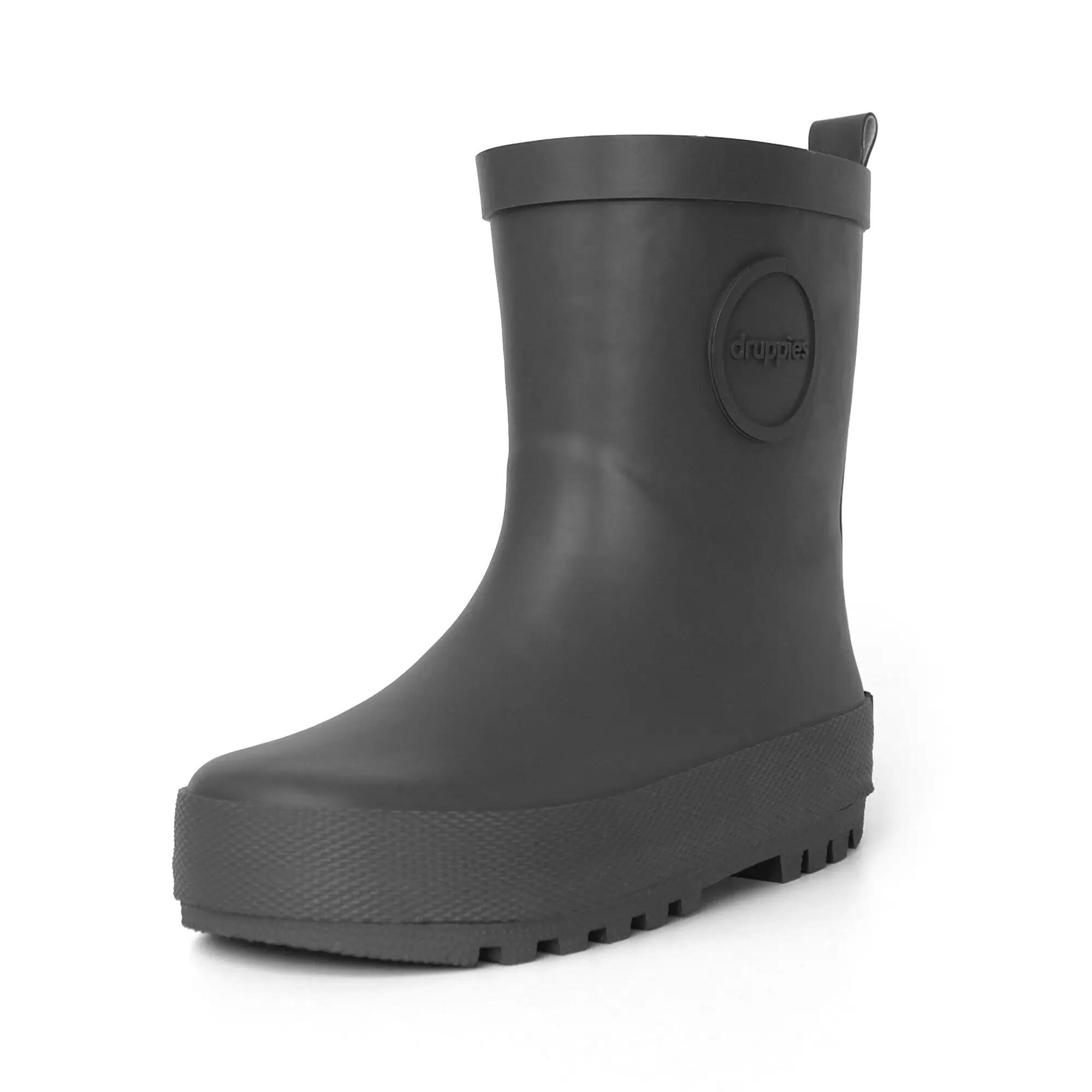Regenlaarzen Kinderen - Natuurrubber Laarzen - Adventure - Grijs - EU 34 3/8