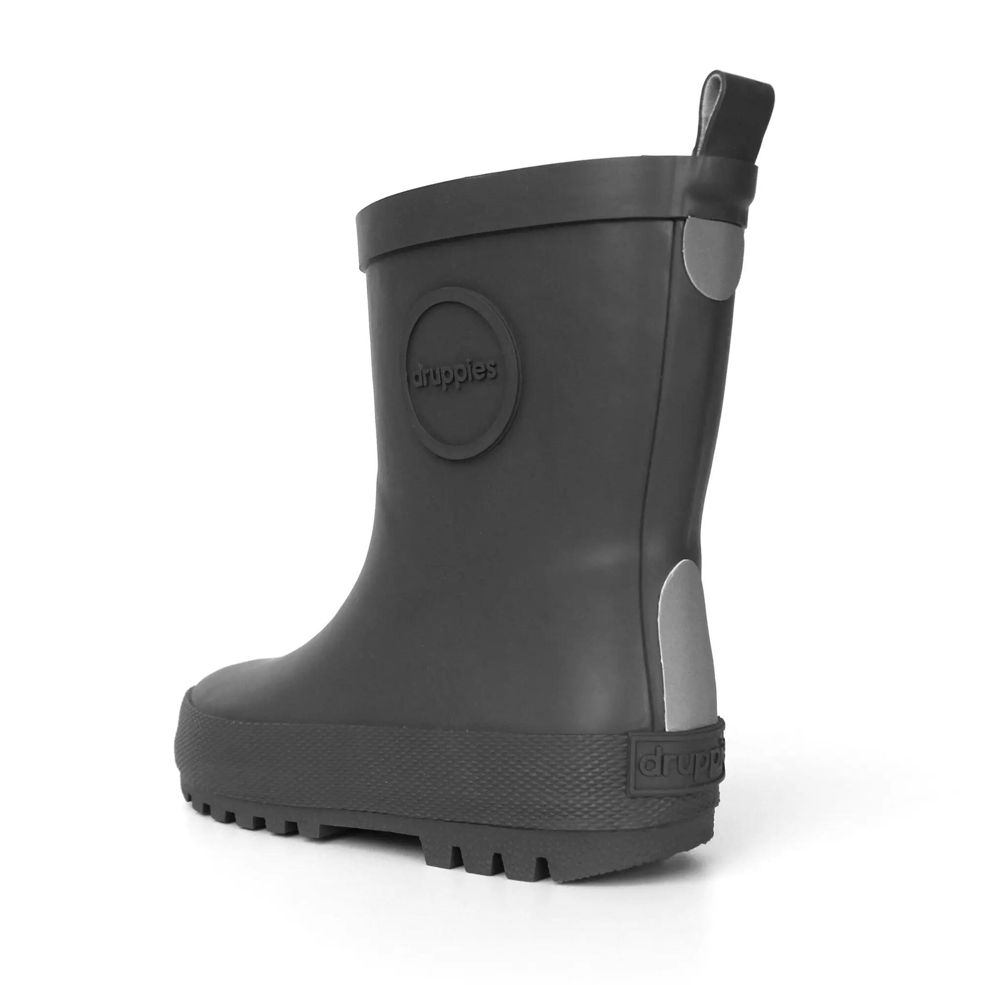 Regenlaarzen Kinderen - Natuurrubber Laarzen - Adventure - Grijs - EU 34 2/8