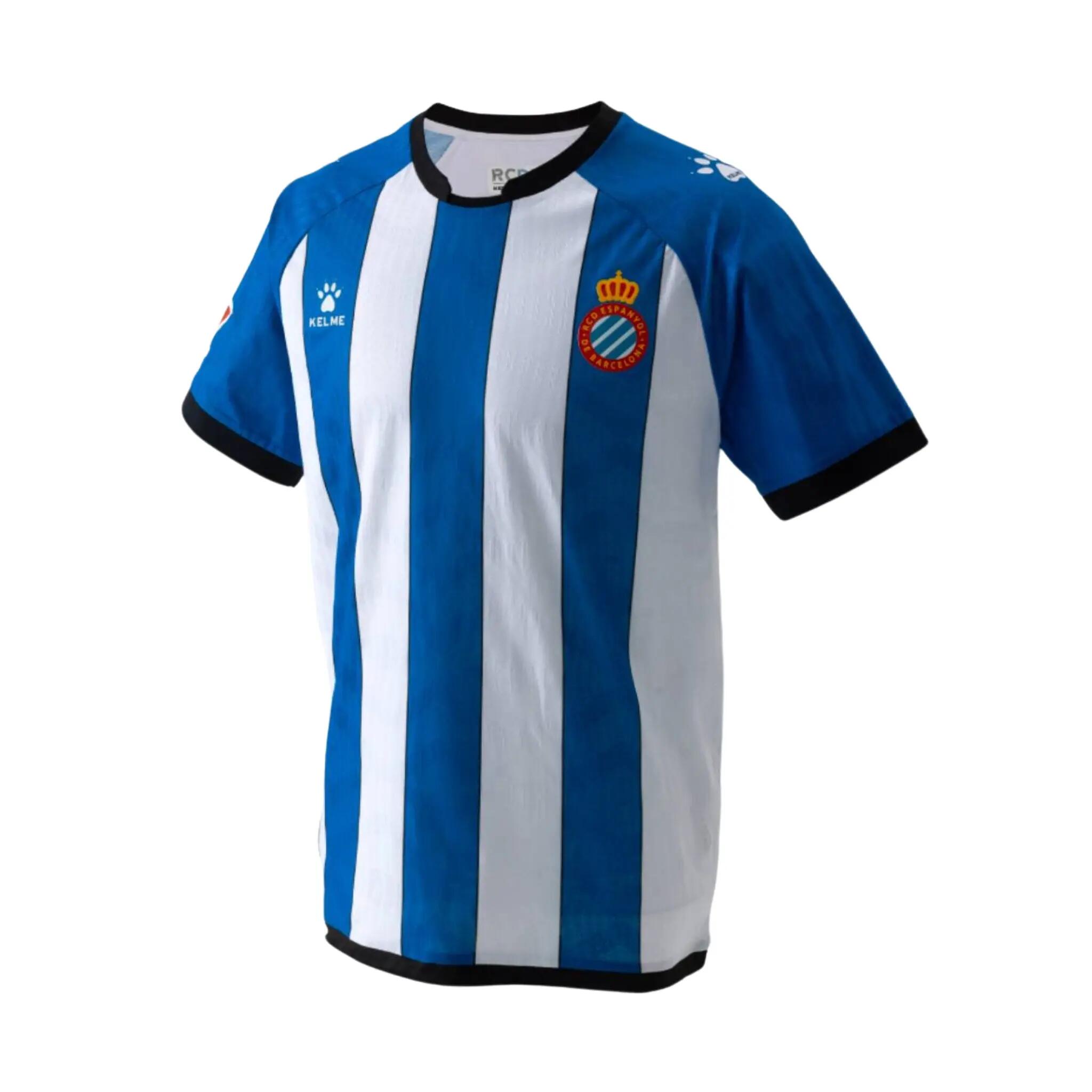 Kelme Camiseta Rcd Espanyol 1ª Equipación 26-27 Azul Unisex 2/4