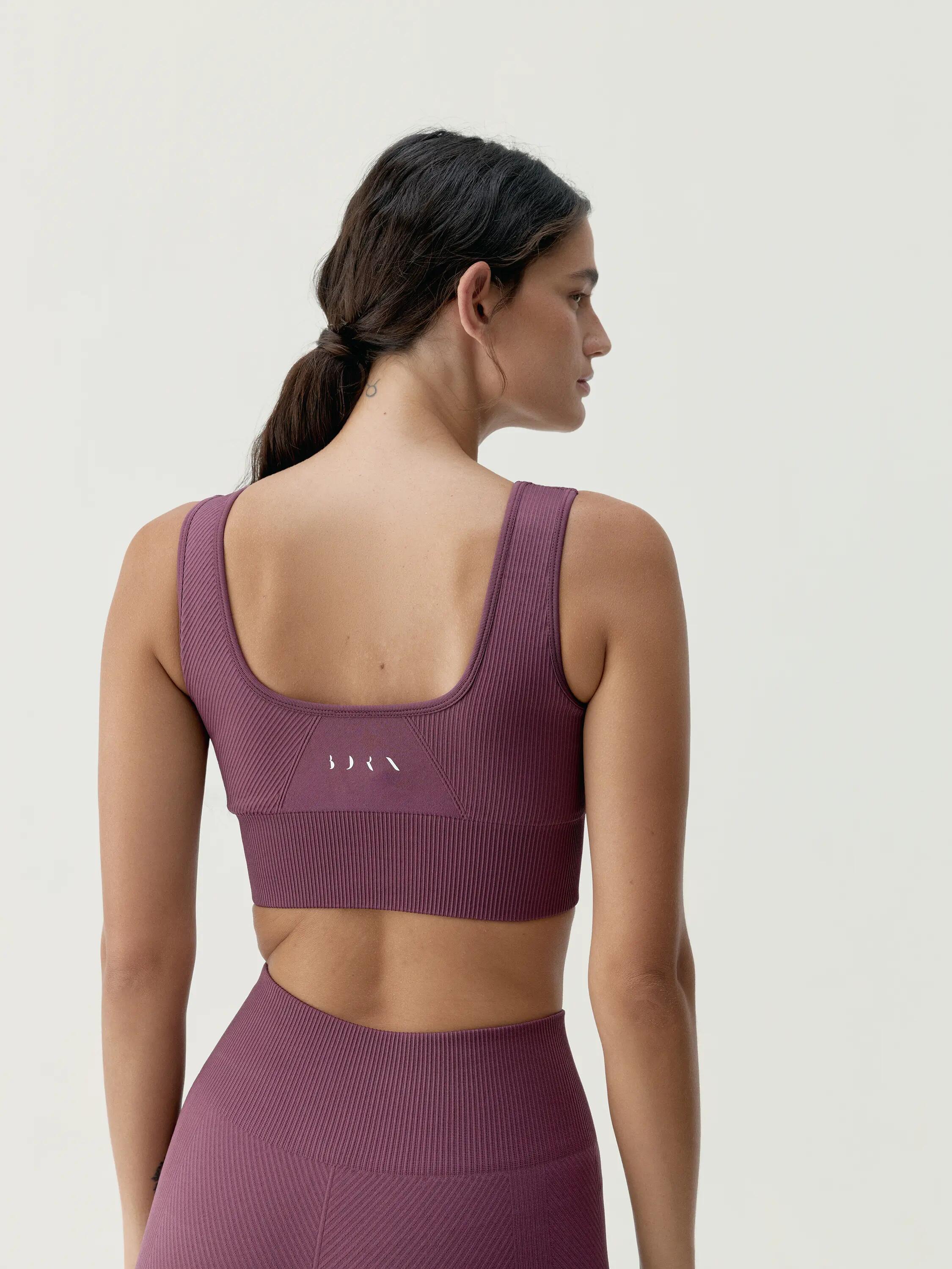 Sport-BH Damen Idara Nahtlos hoher Halt Träger herausnehmbare Pads 2/7